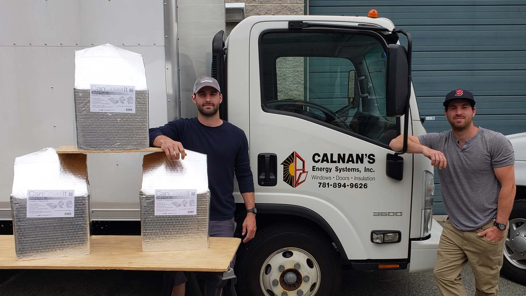 Calnan's two Sons install out in the field.