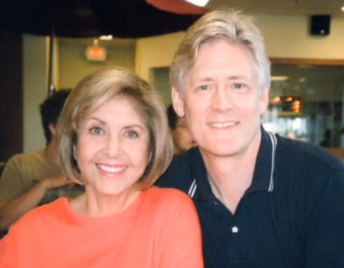 Gloria Pennington and her husband Tom Heany.