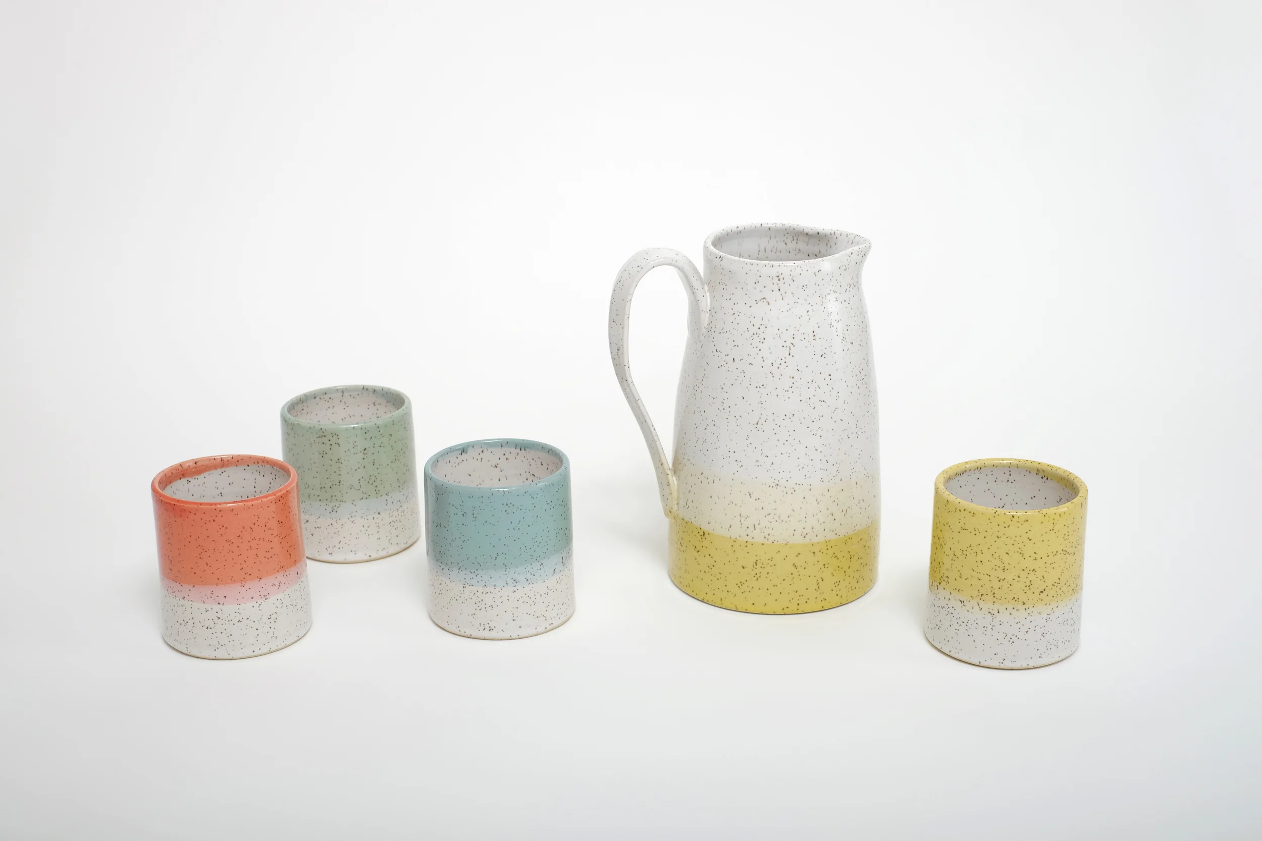 Yellow Jug with Cups