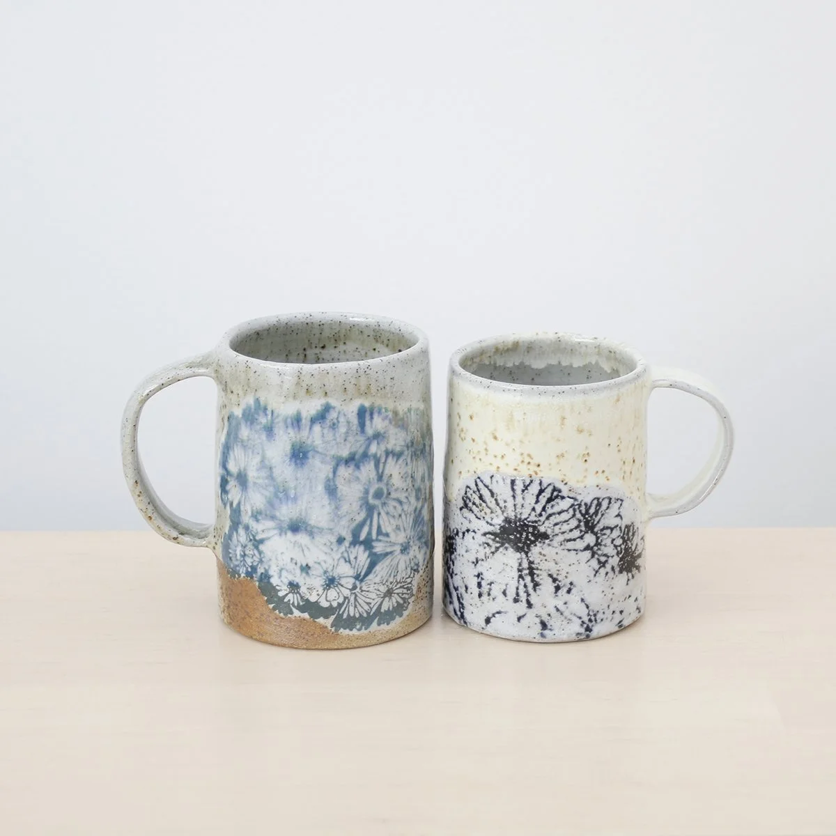 Soda Fired Daisy Mug