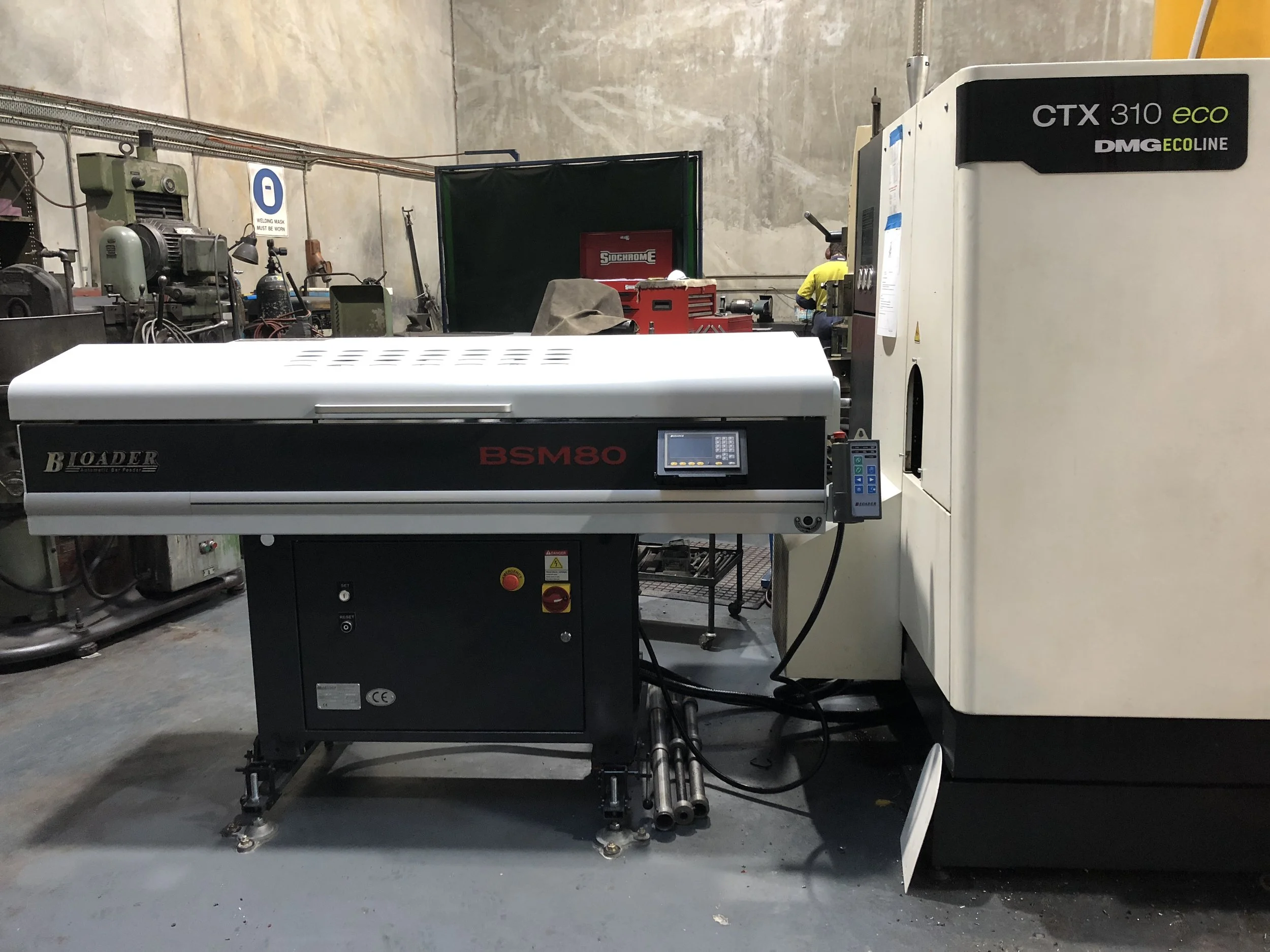 Our DMG CTX with BARLOAD Bar Feeder