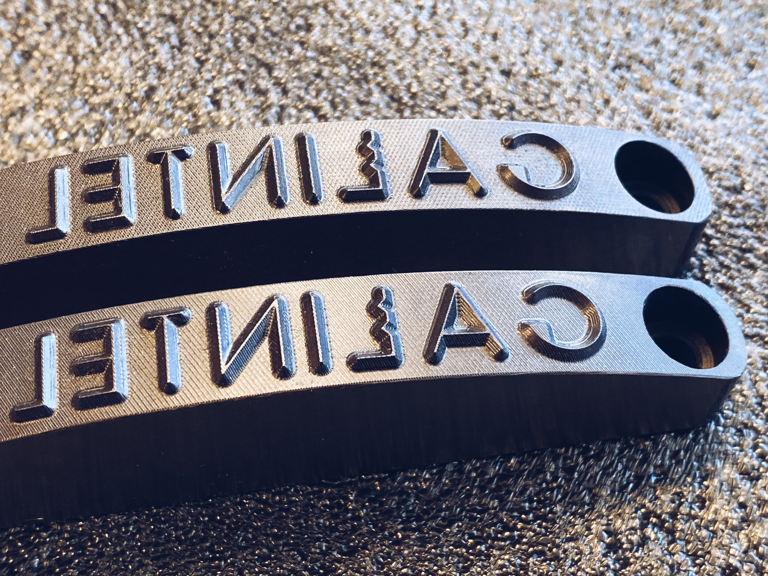 5-Axis Machining of Tool Steel Stamp