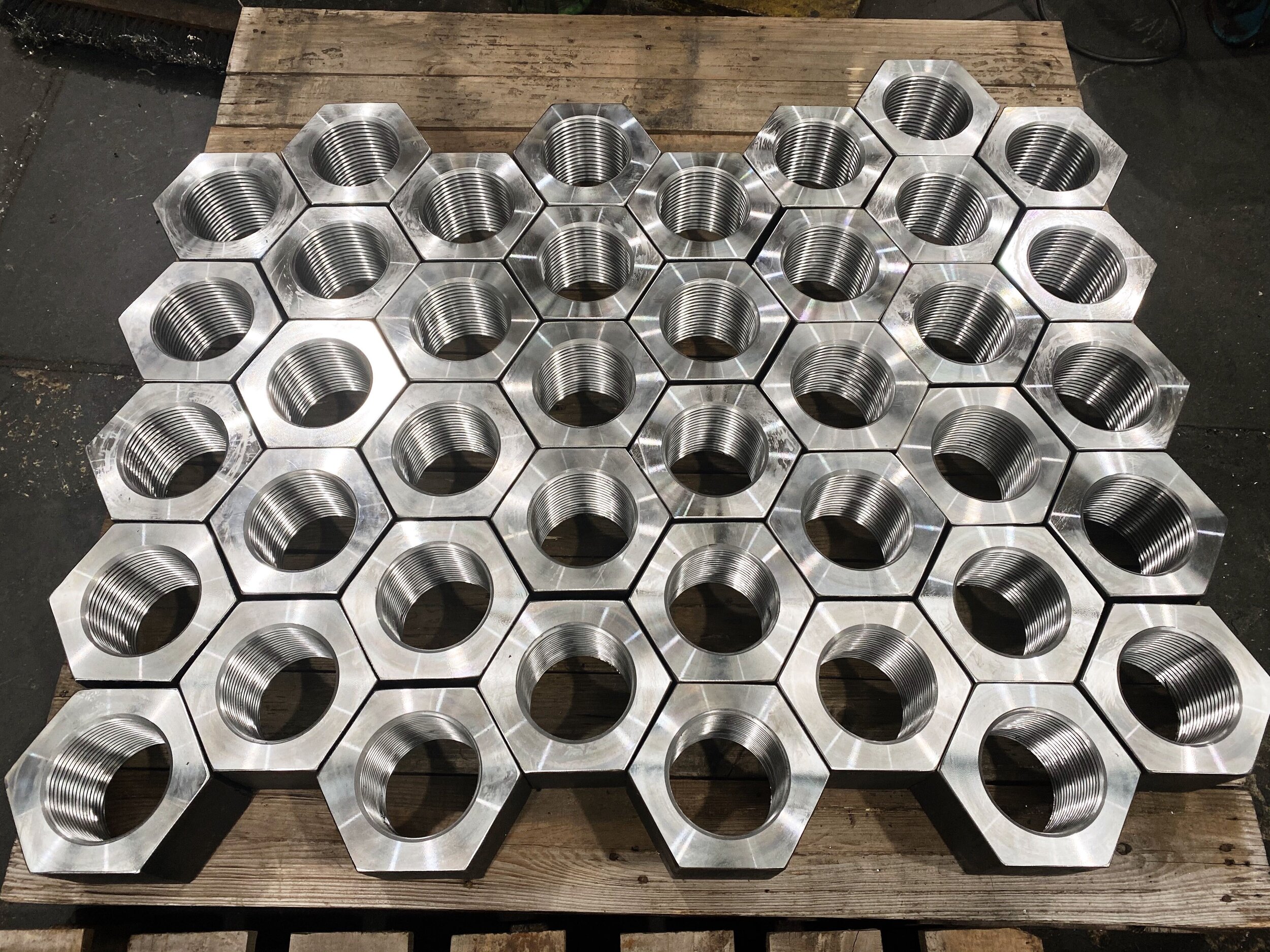CNC Machining - M100 Nuts