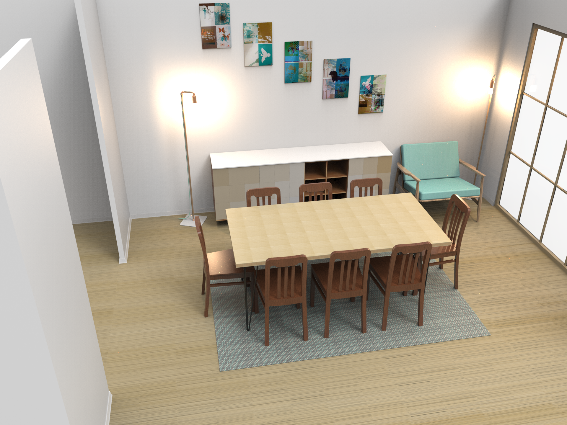 Pixel Sideboard