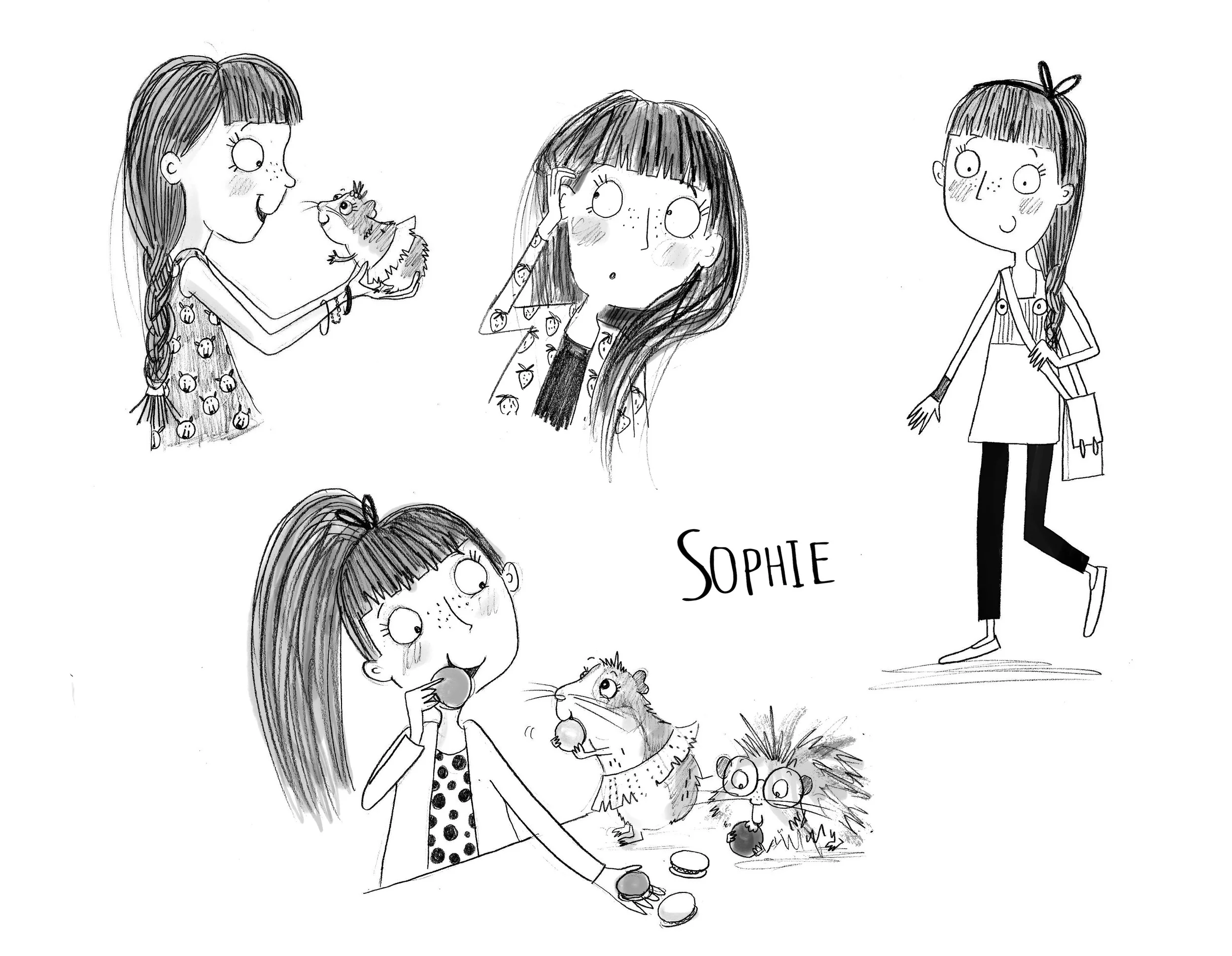 Development of Sophie and the scale between her and Josephine