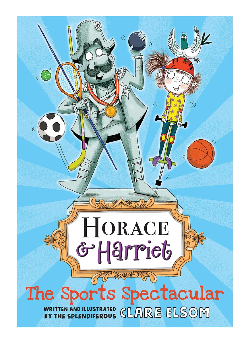 In Horace & Harriet book three it's the day of the Sports Spectacular and once Harriet manages to convince Horace that his park isn't being invaded, he soon gets into the spirit of the games. But will his winning streak land him in trouble when crafty Coach Whipston wants a share of his success? 