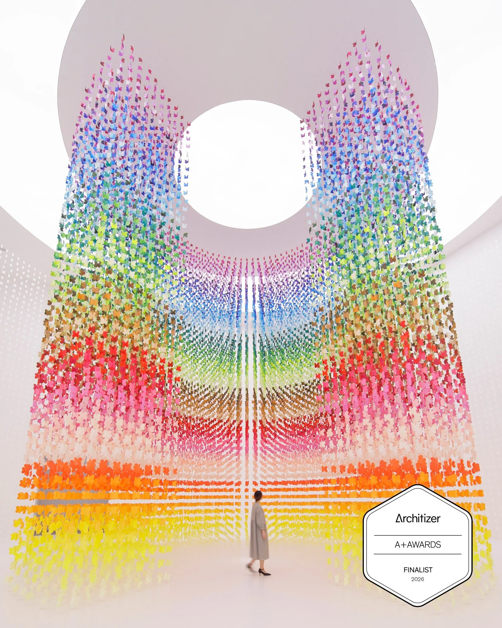 Finalist &mdash; Architizer A+Awards 2026

100 colors no.48　
"100 colors butterflies"
for LANC&Ocirc;ME 

The public vote is now open. 

To vote:
&rarr; tap the link in my bio
&rarr; select "Architizer Awards"

(quick free registr