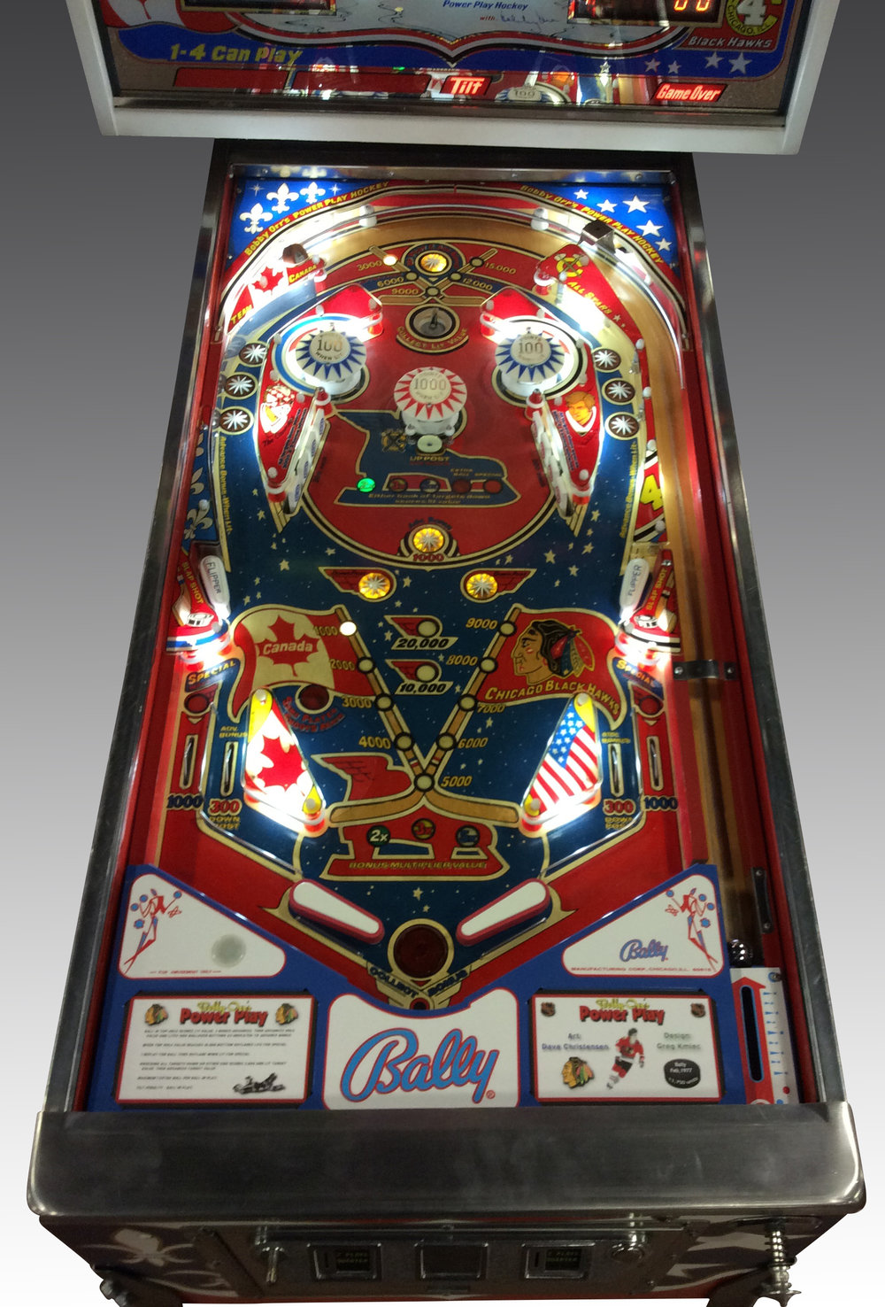 Bobby Orr power play Pinball Machine tombstone Drop Target Set
