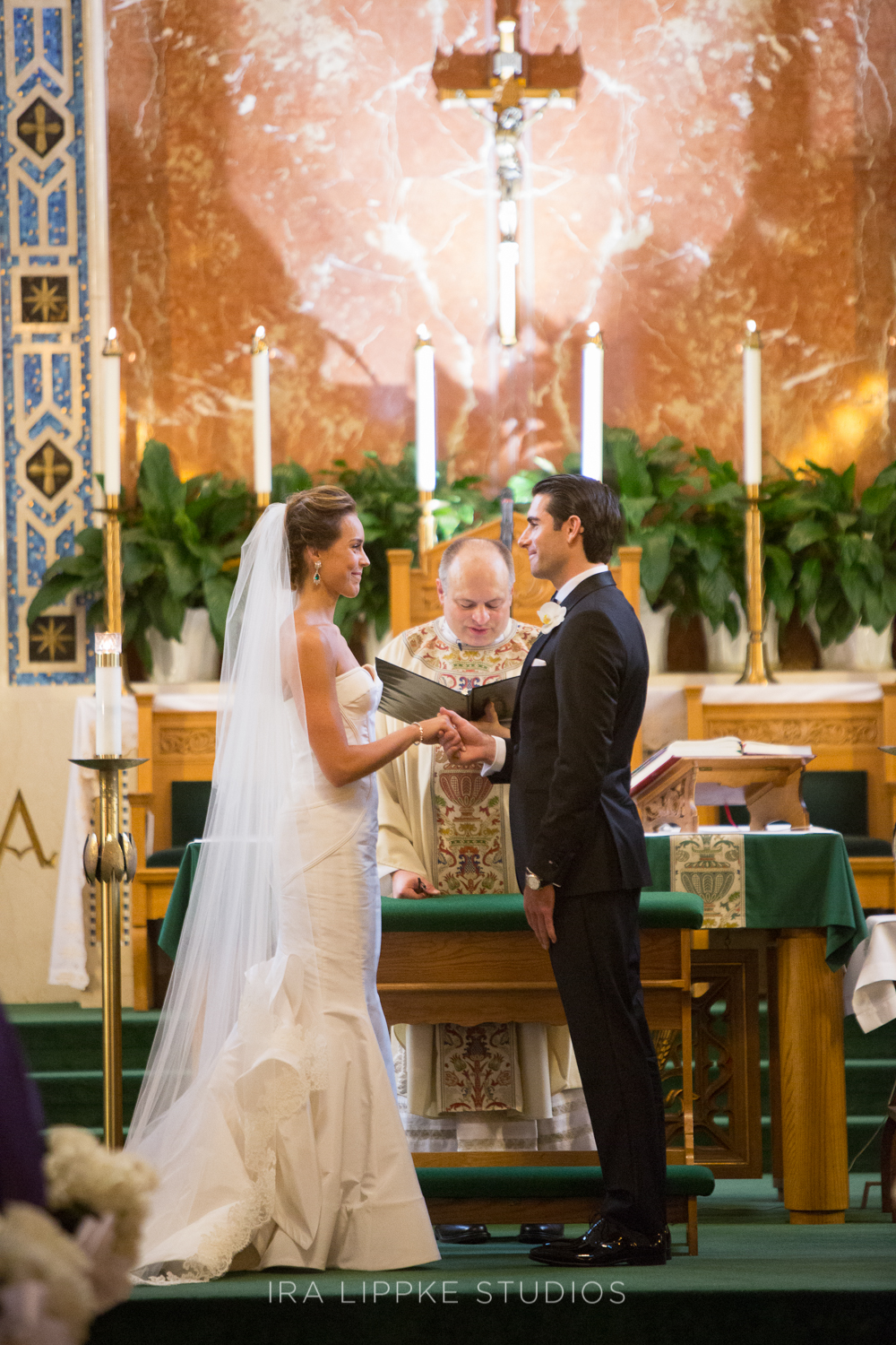 Susan & Jeff at The Lawrence Beach Club. Photo by Ira Lippke Studios. Wedding Coordination by Just About Married.