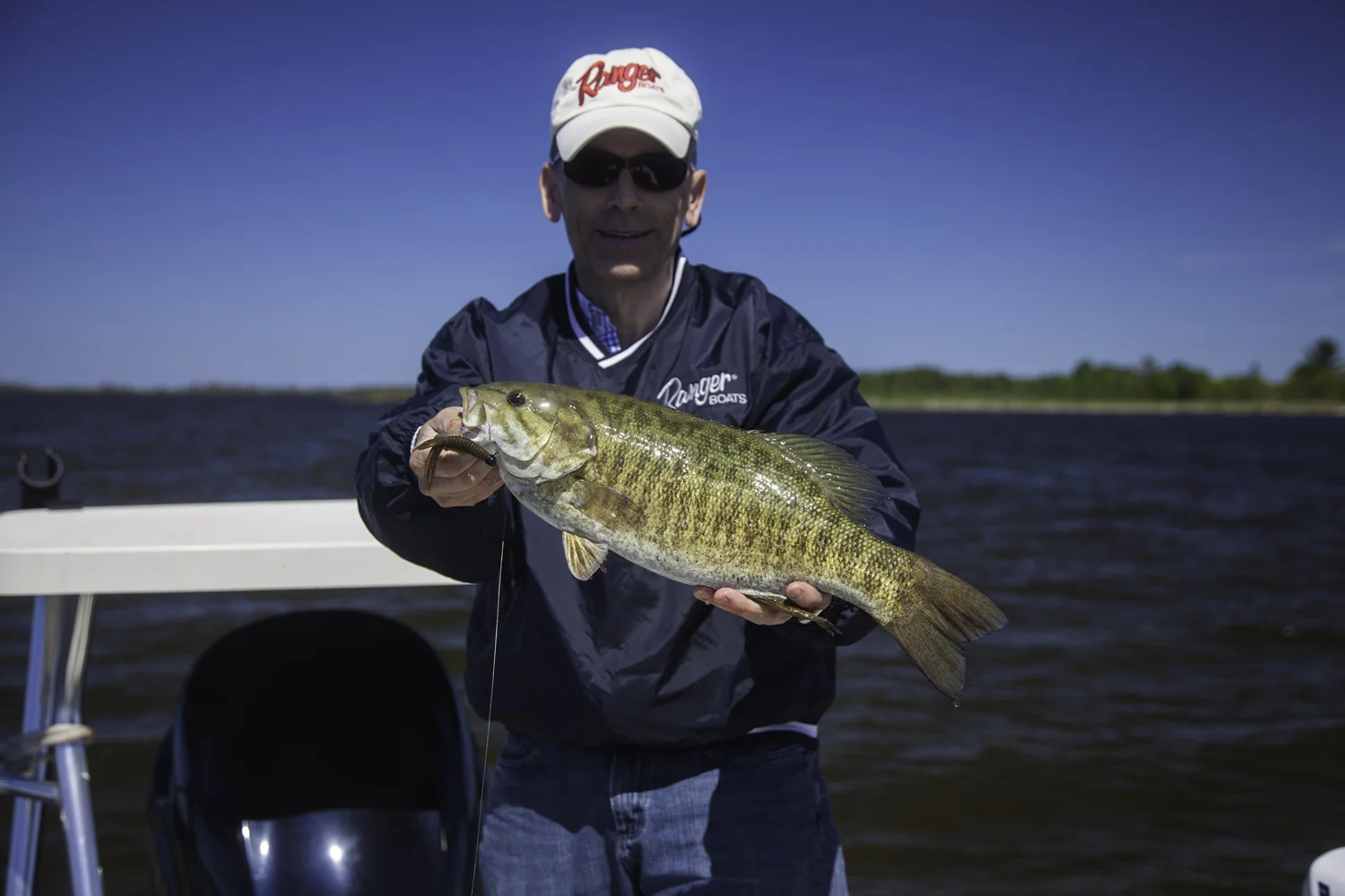 Bryan with a really cool fish with great stripes and markings. 