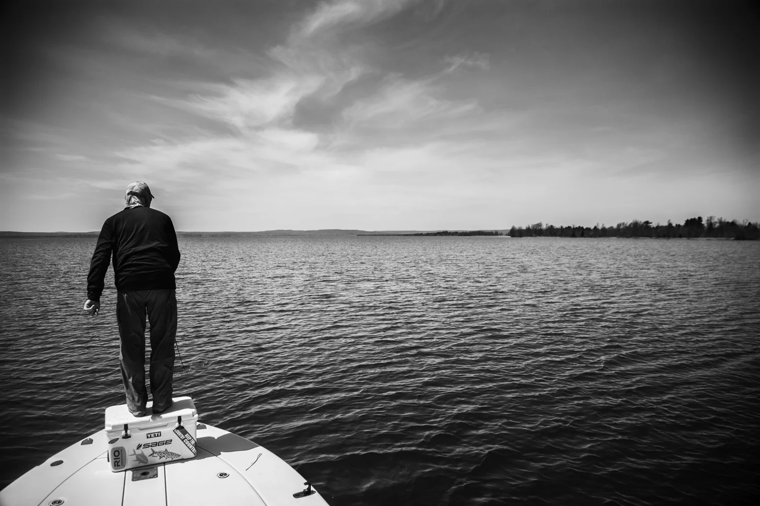 Florida Keys? No, just another day fly fishing Lake Superior smallmouth.