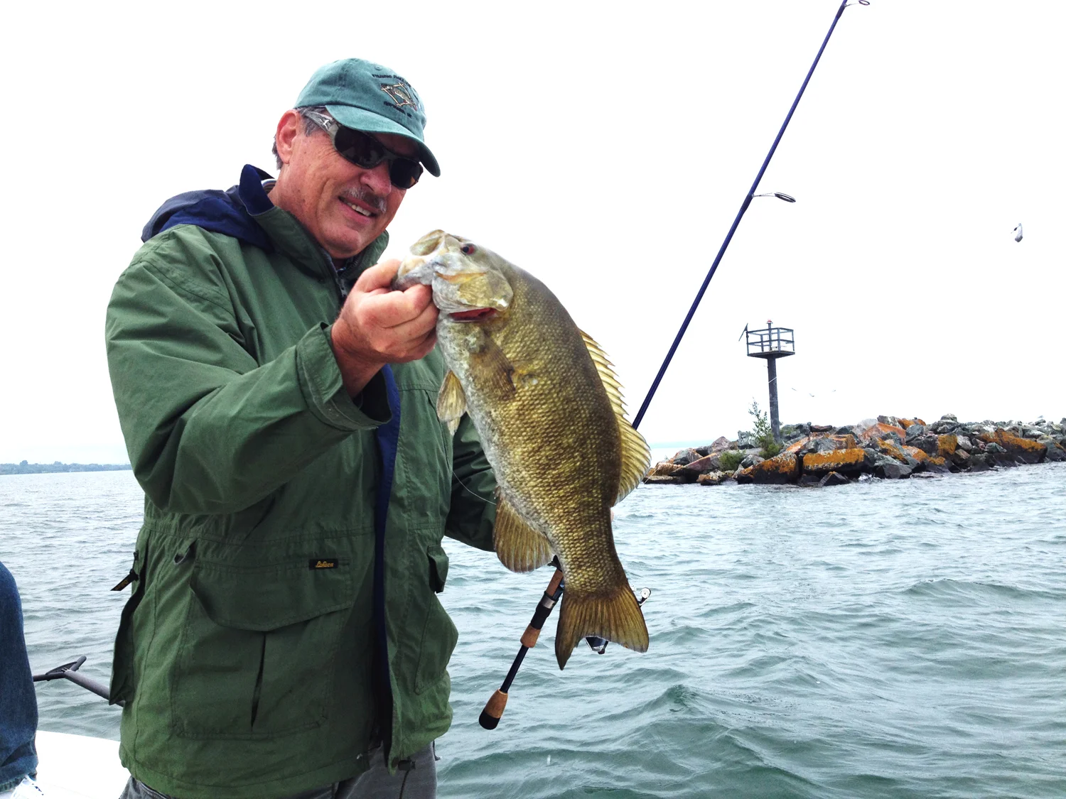 Wade Bourne of Clarksville, Tennessee, host of Wired2fish Radio and co-host of Ducks Unlimited Television had a great time on the waters of Chequamegon Bay.
