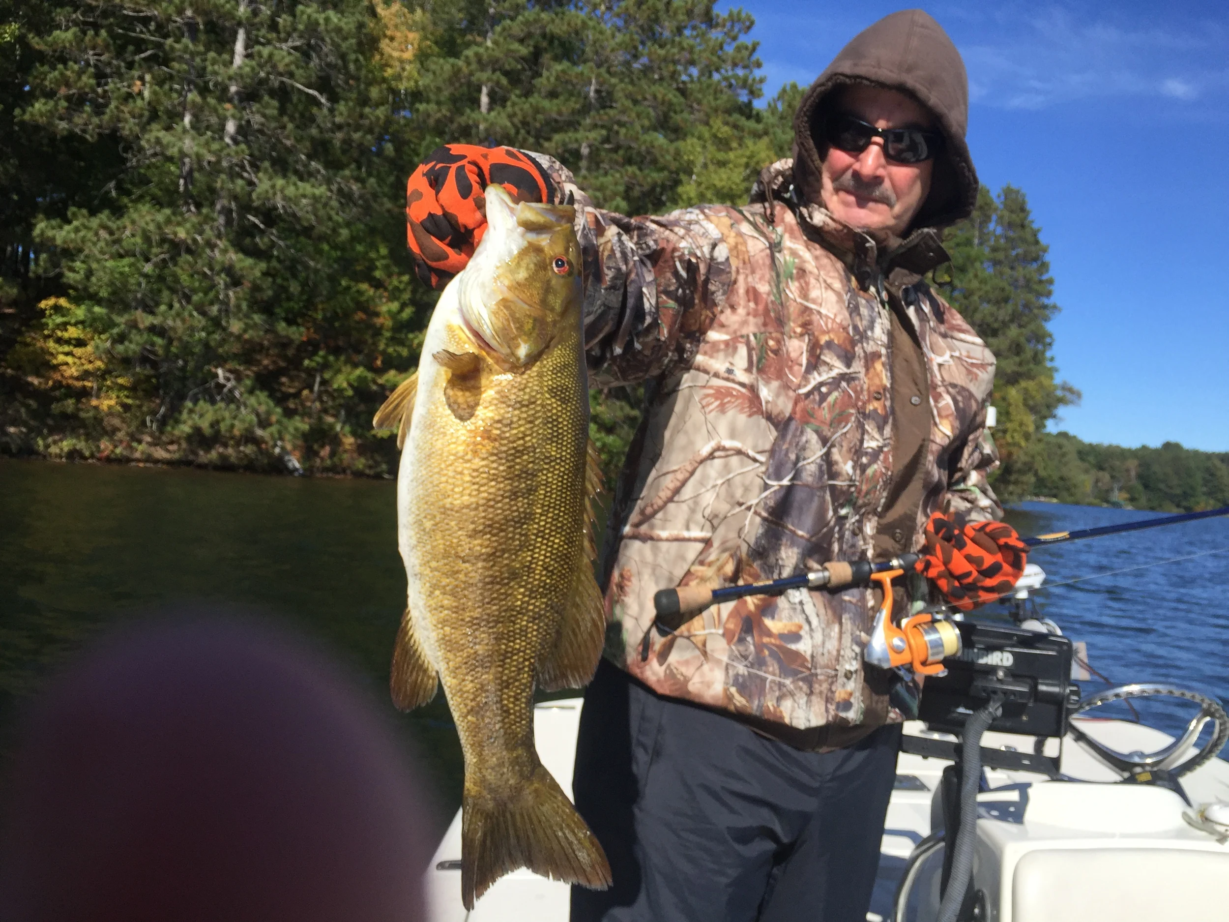 The inland lakes offer great fall fishing as well, when conditions on the big water get nasty. 