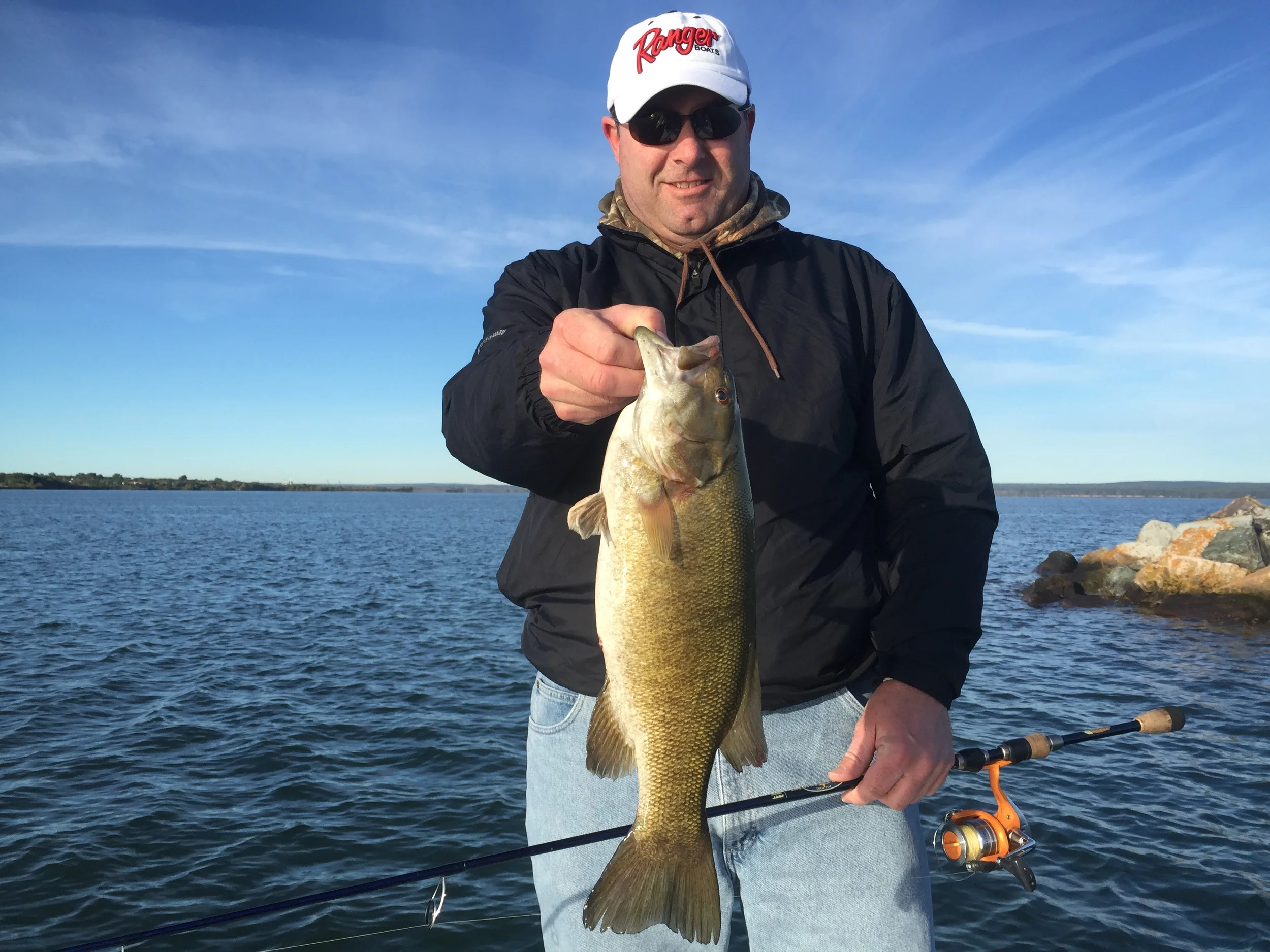 The best of the fall smallmouth bite is still coming, but it's still pretty fun out there right now.
