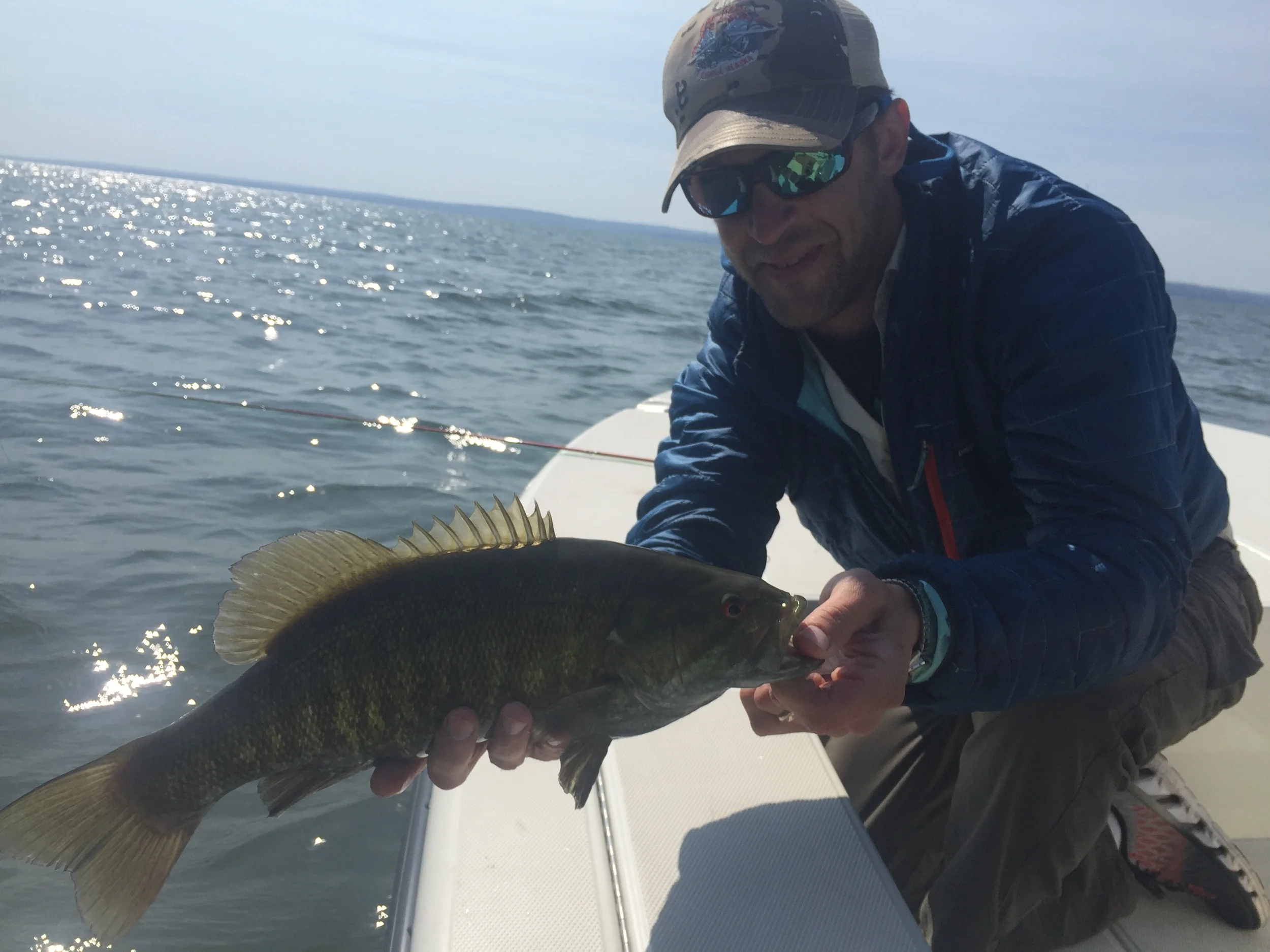 The afternoons have been fishing really good and the fish are coming up and grabbing topwater.