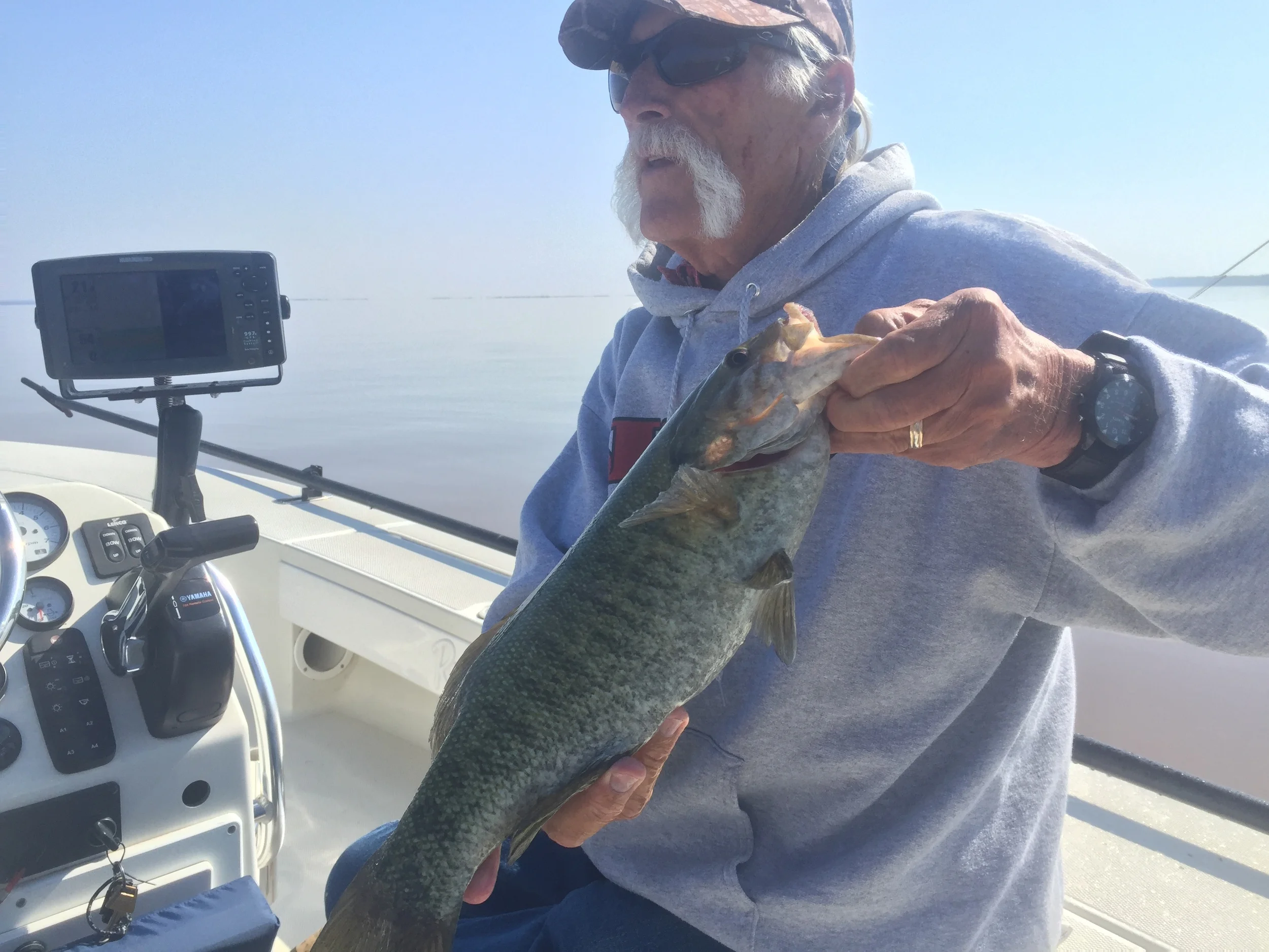 If the fish are out there, Capt. Roger can find them.