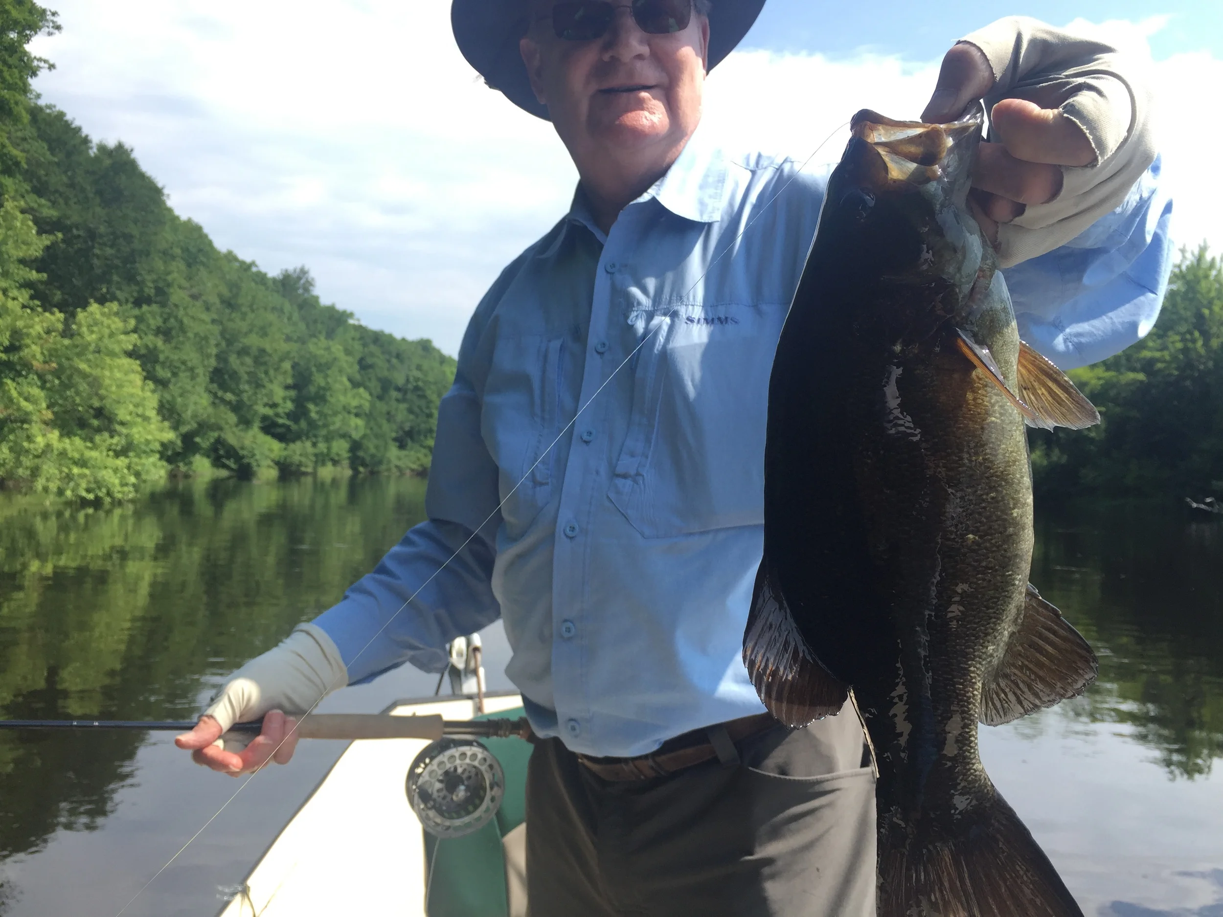 Topwater action on the local Smallmouth rivers has been fantastic! 