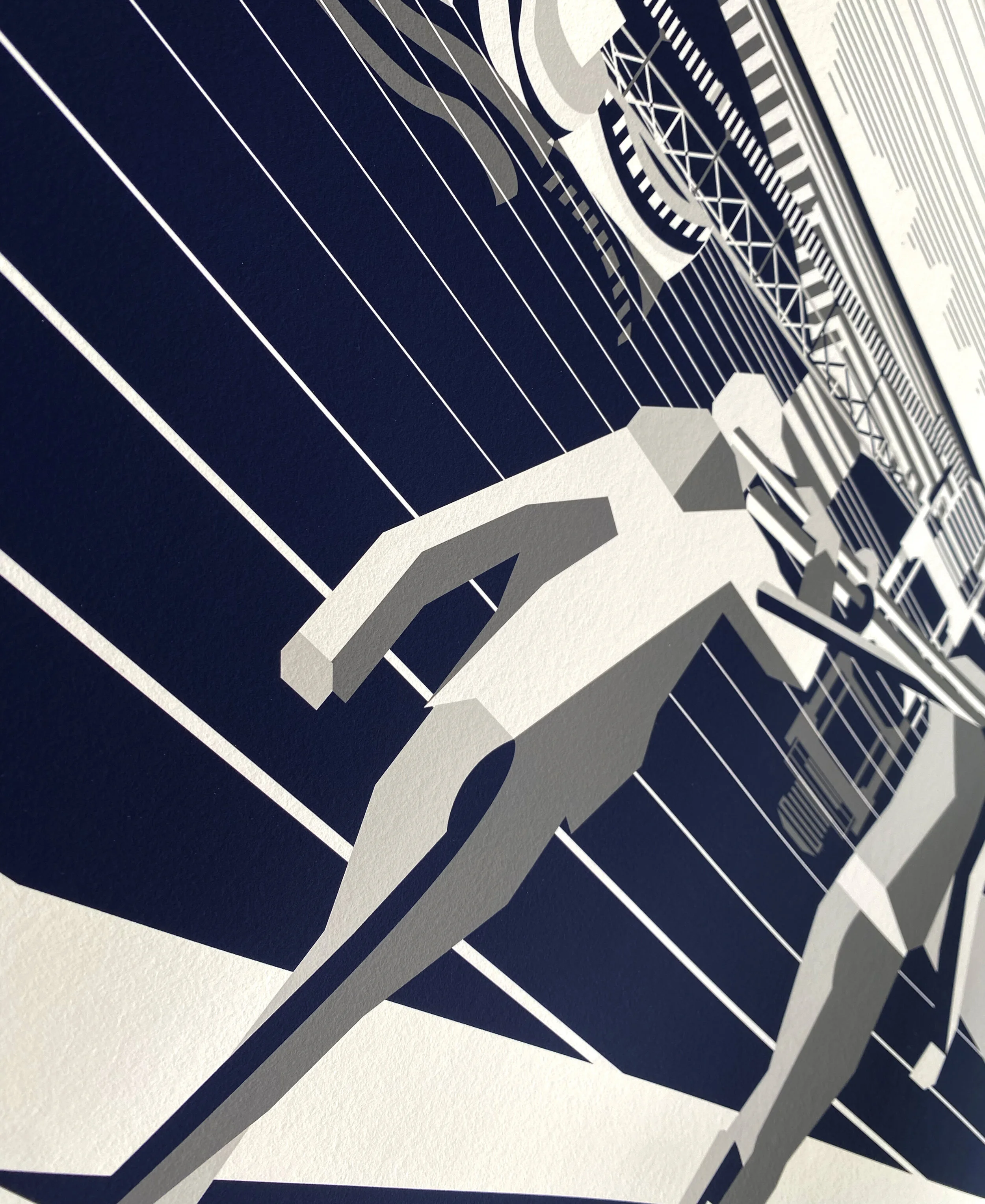 Putney Rowing Print Wellies | Rowing Art Print | Rowing gift | Putney Bridge — Rachel Hunt ...