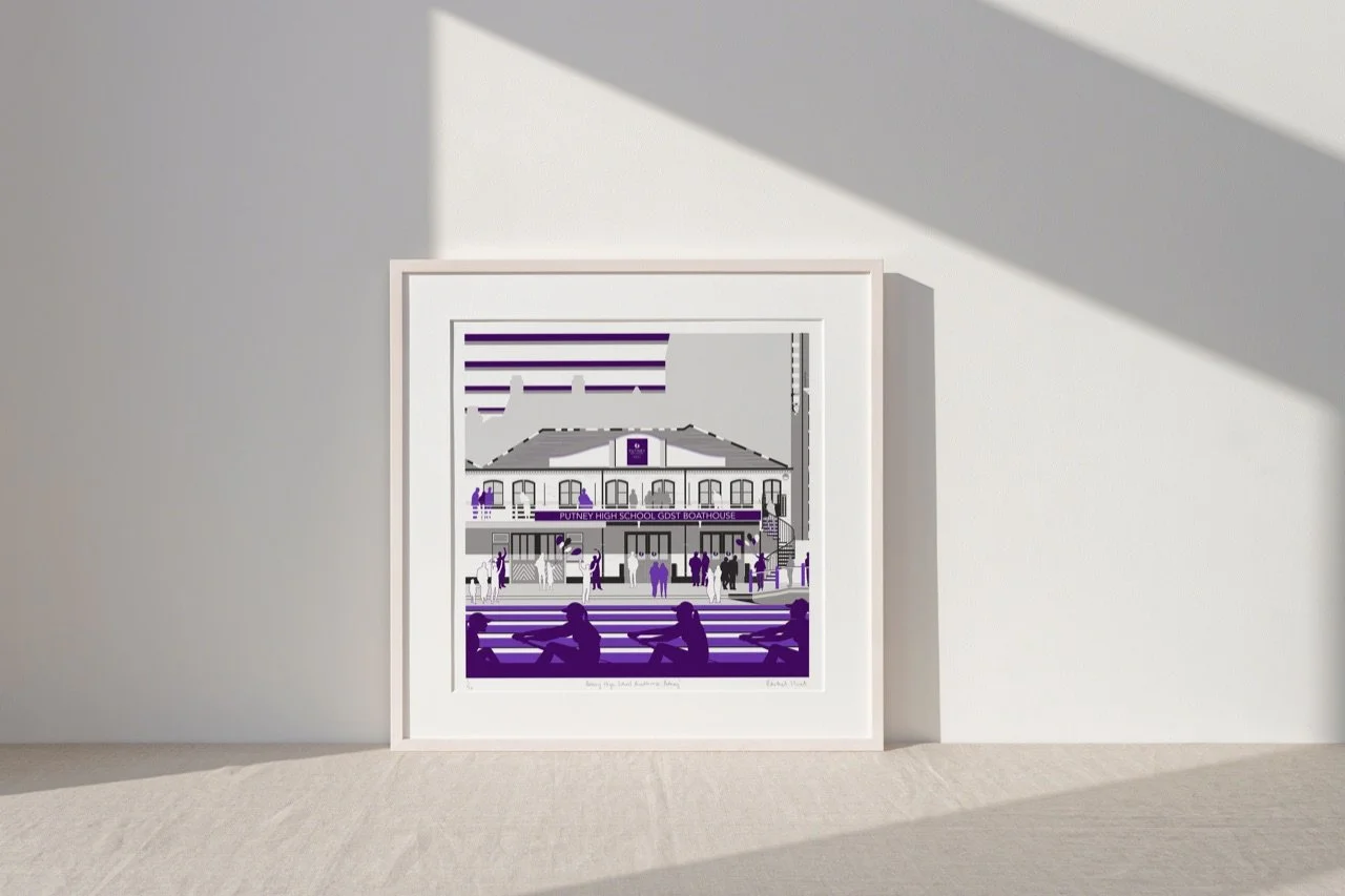 Putney High School GDST Boathouse — Rachel Hunt Illustration ...