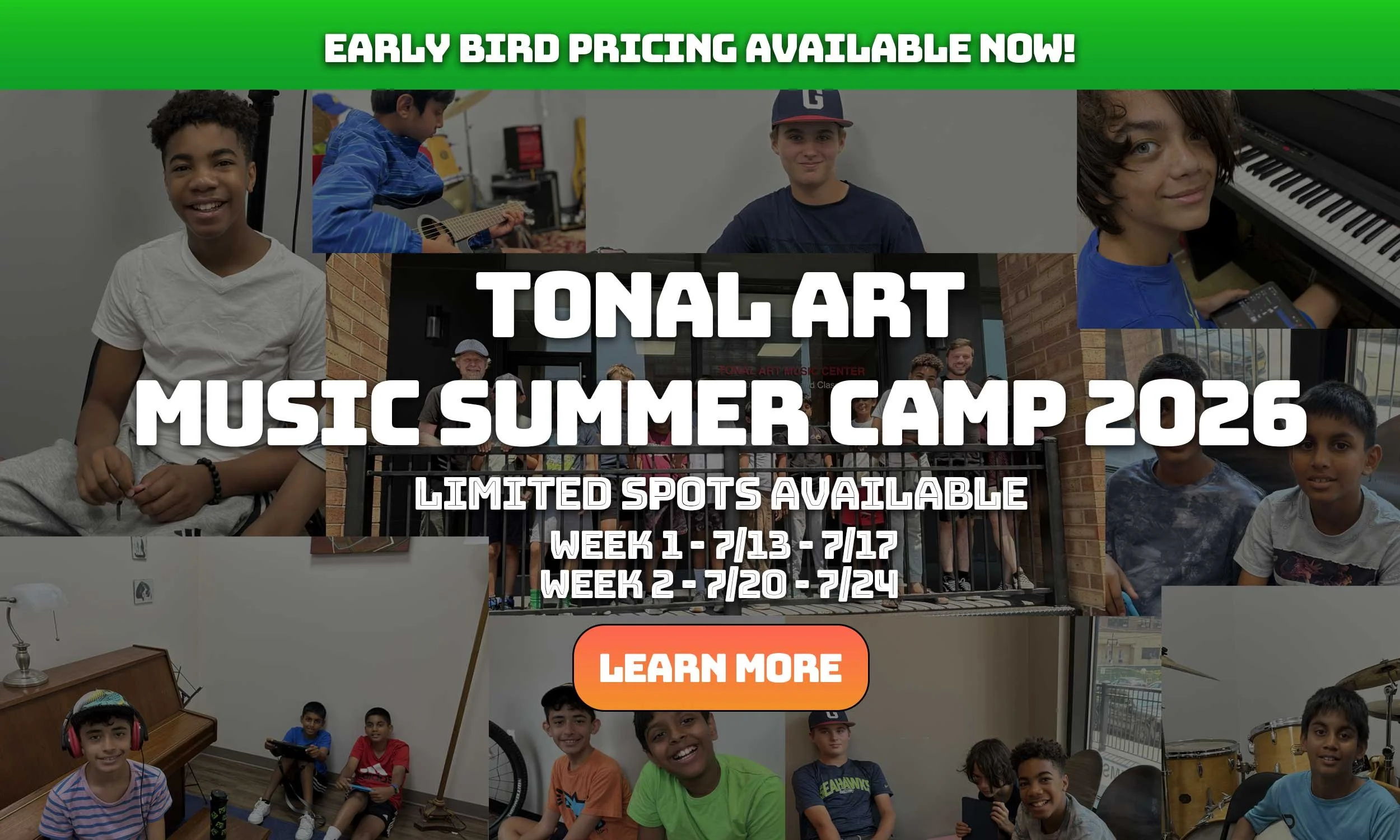 Jersey City Summer music camp students