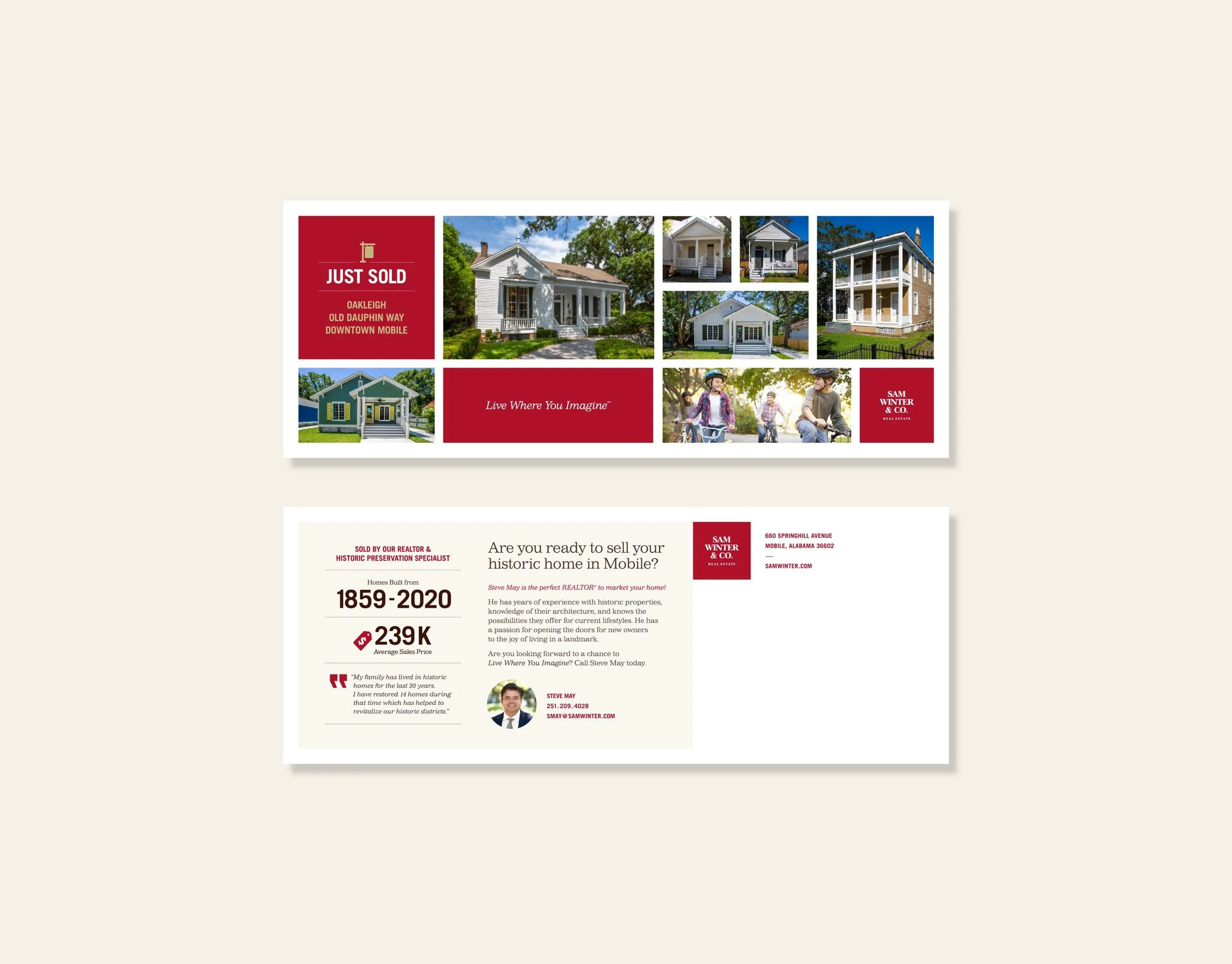 Postcard Design for Real Estate Agency
