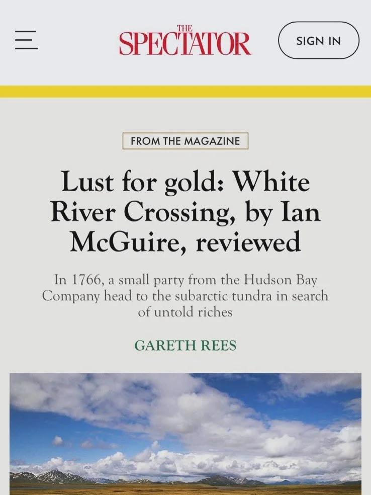 Reviewed #WhiteRiverCrossing by #IanMcGuire (@scribneruk) for this week&rsquo;s @spectator1828. &lsquo;Ian McGuire&rsquo;s previous historical novels, The North Water (2010) and The Abstainer (2020), tightly plotted literary thrillers with Shakespear