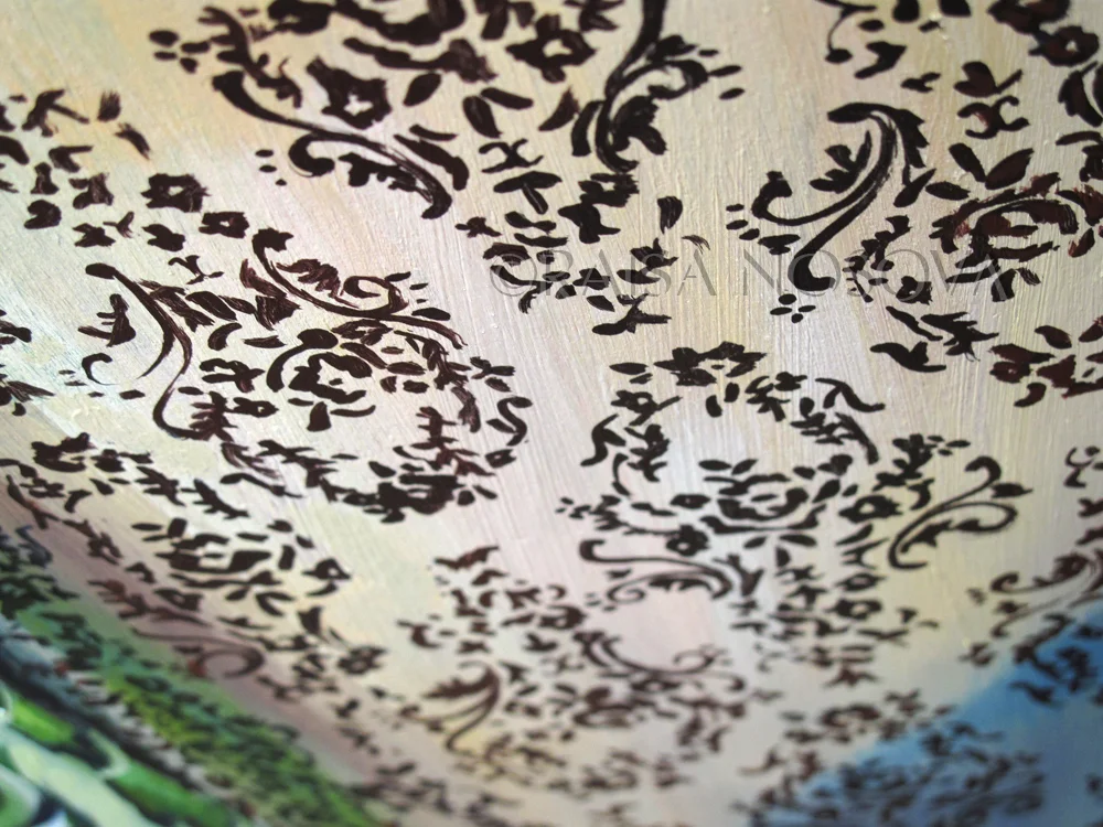 Damask in Sunlight, Pattern