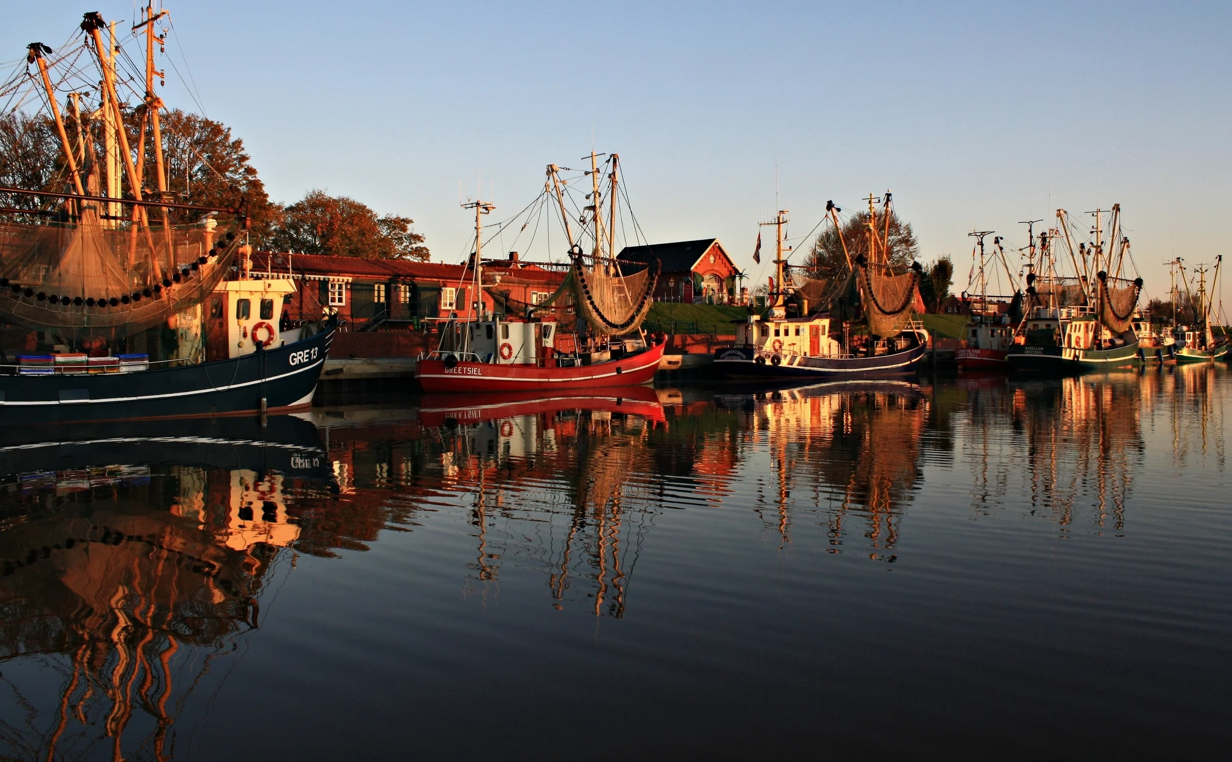 Die Krabbenkutter von Greetsiel