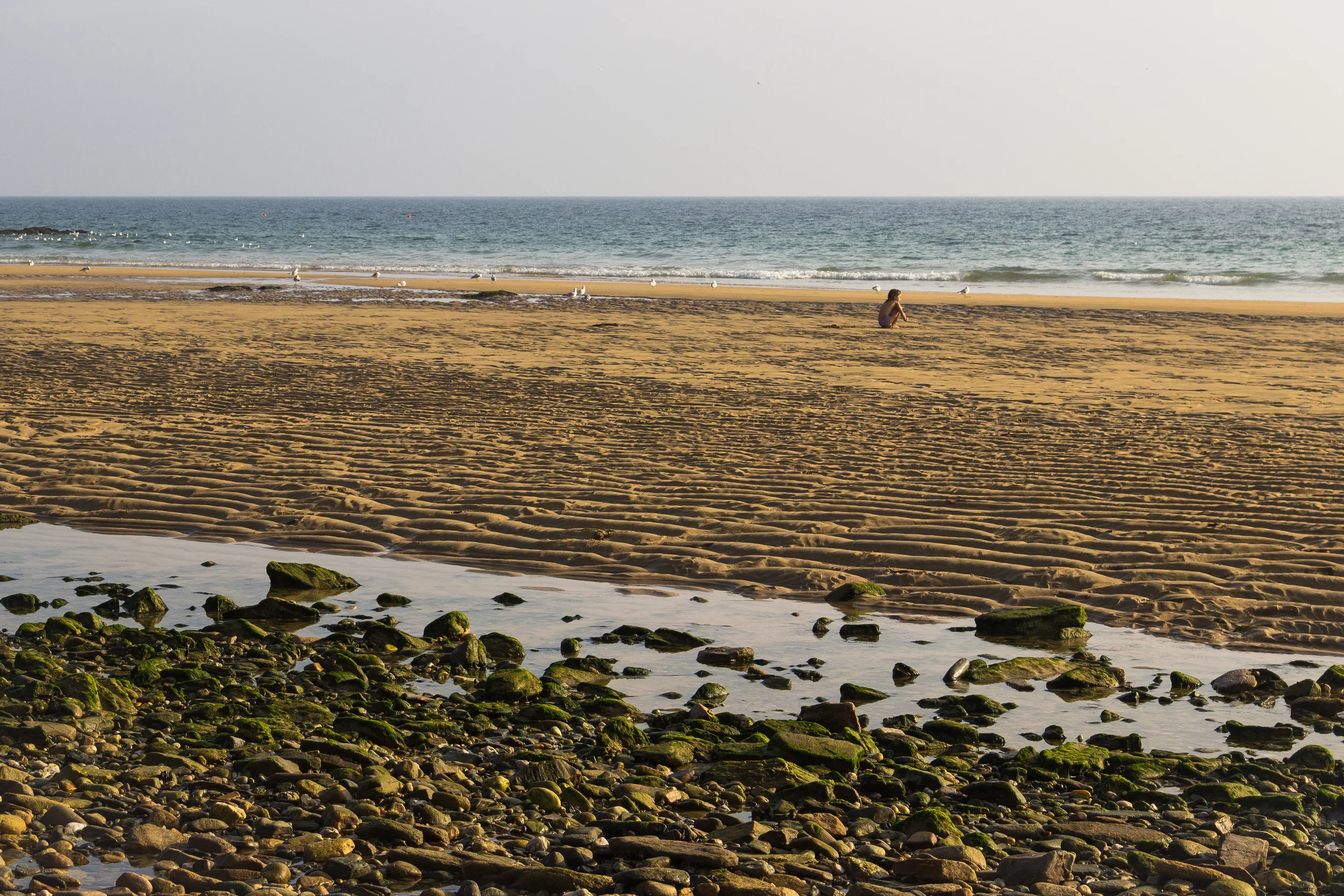  Le Pouldu, Plage de Kerrou, September 2014  