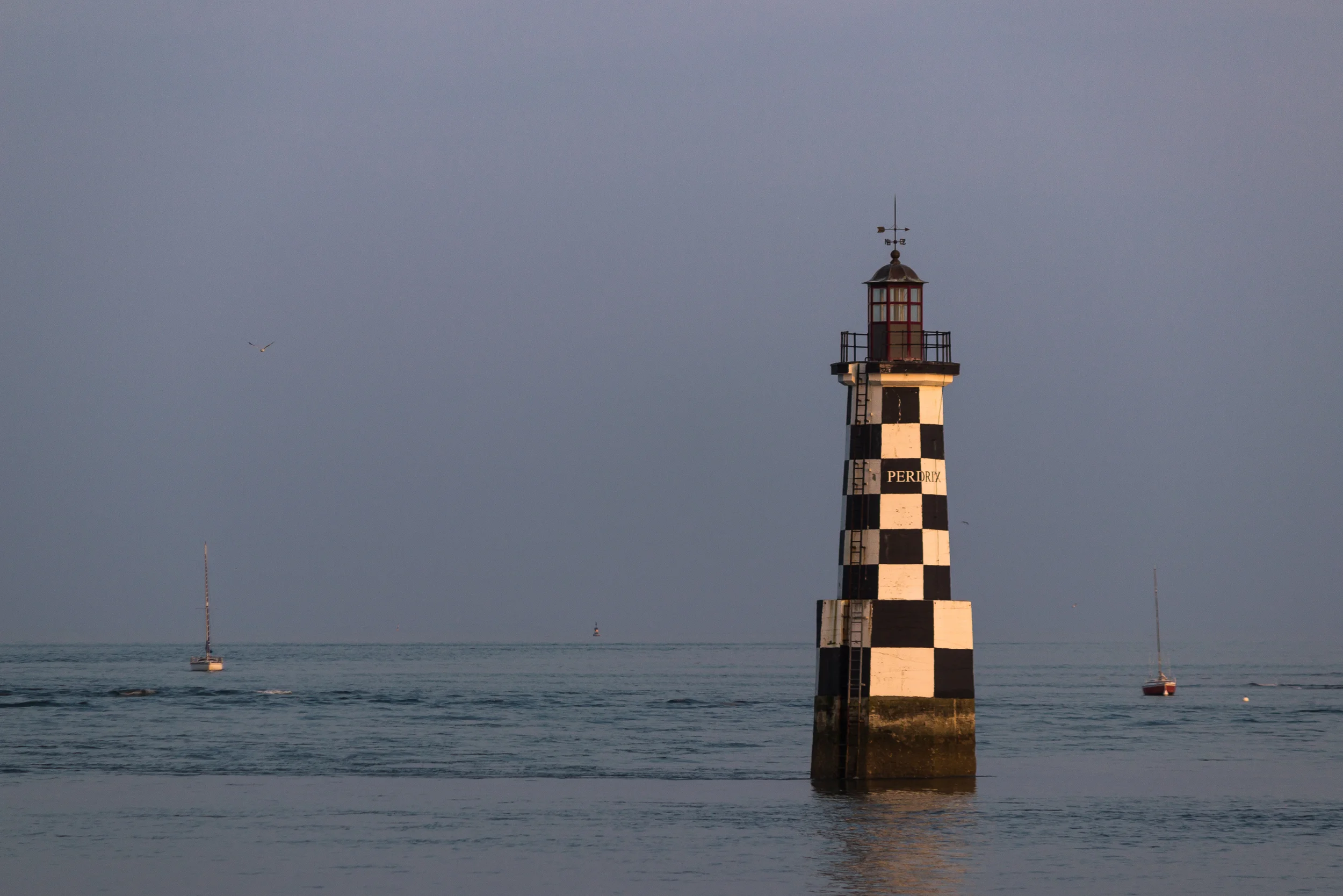  Île-Tudy, le phare de la Perdrix, September 2014 