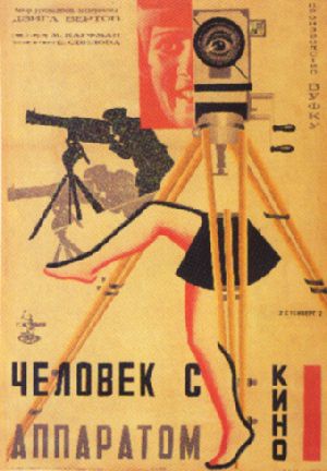 Source: http://www.geocities.com/Athens/Delphi/9009/stengal.html The Man with the Movie Camera, '29 (Chelovek s Kinoapparatom) USSR, '29Museum of Modern Art, New York, Arthur Drexler Fund This poster was created by Vladimir and Georgii Stenberg, who were members of a group of artist engineers in the early Soviet Union. The brothers created posters to promote films that embody the constructivist style. This poster uses a montage of several drawings and designs from the film. It uses contrasting colours and simple designs and geometric shape. There is also a very strong emphasis on technology (the camera), which persists in constructivist art.