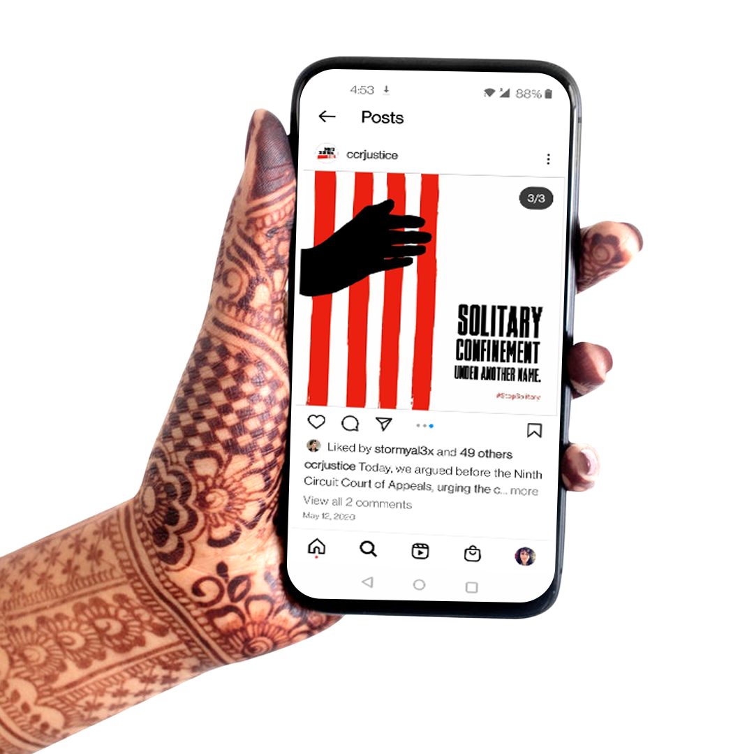 Social media campaign for ending solitary confinement