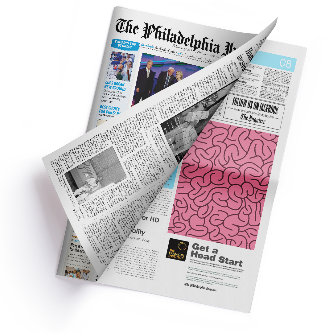 Franklin Institute ads in The Philadelphia Inquirer