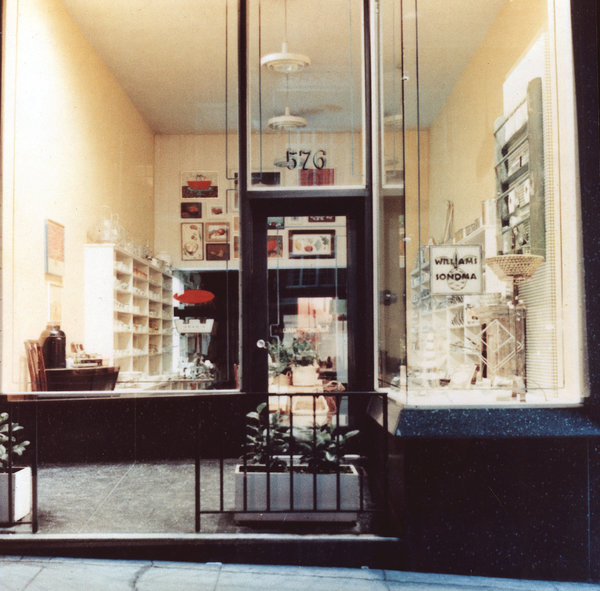 The first Williams Sonoma store in San Francisco. 