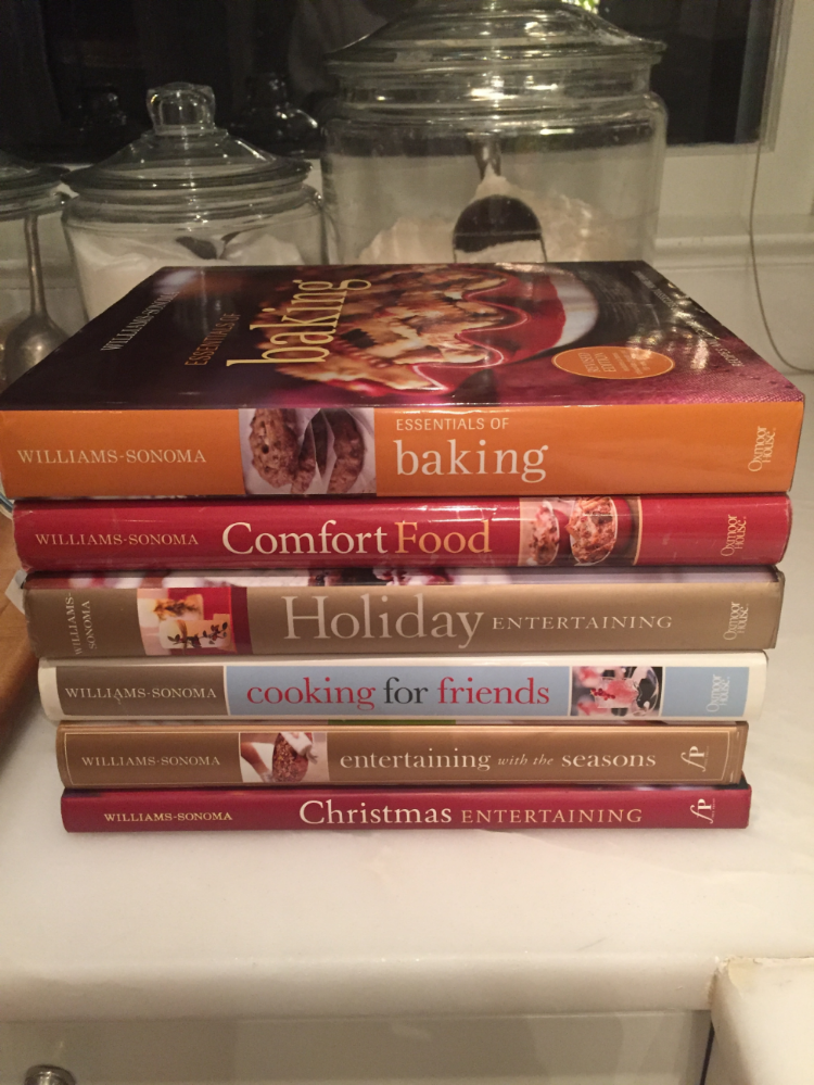 Cookbooks bring back so many good memories. Dinners with my family, dinner parties with friends, cookies for the holidays! 