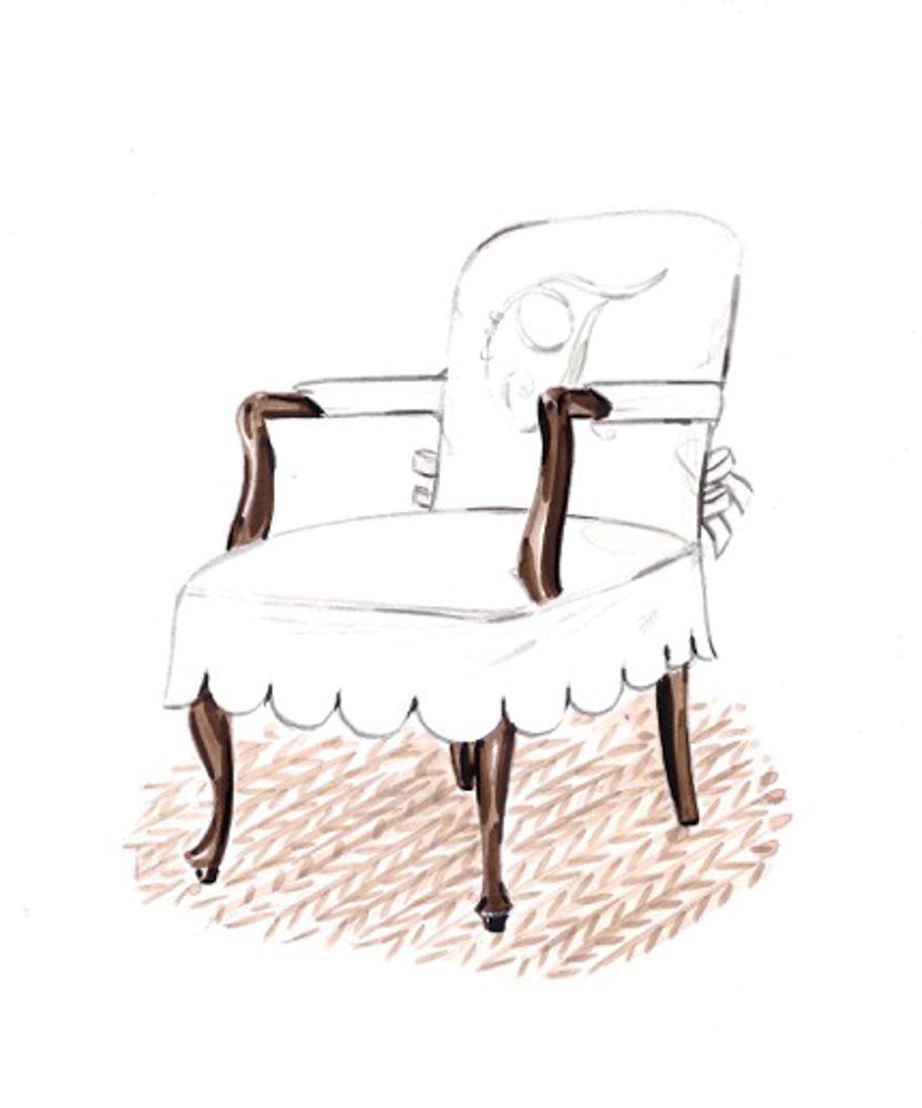 Castine Monogram Chair