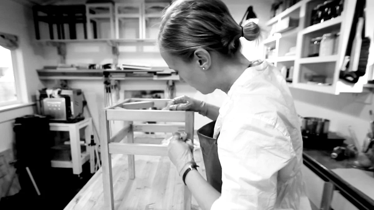 Working in my shop.
