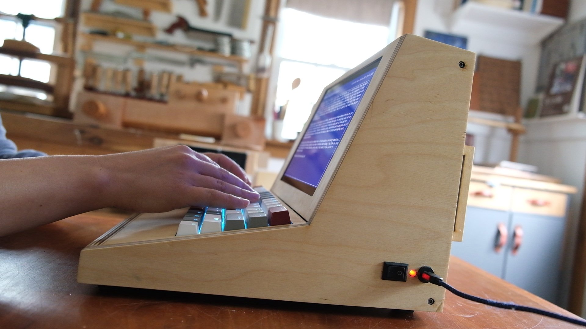 This Plywood Computer Does One Thing: Write