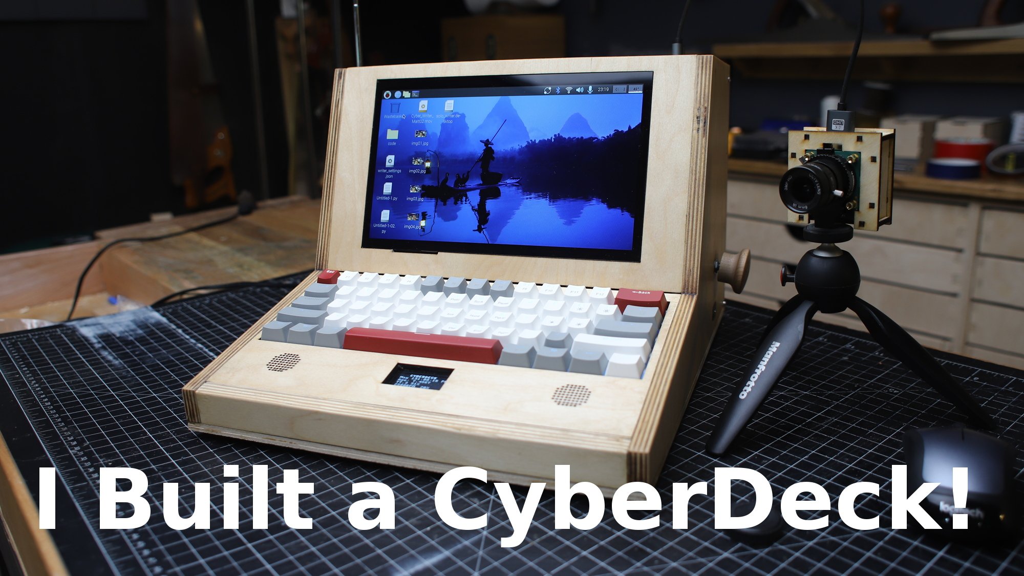 Building a Cyber Deck from Wood w/ a Raspberry Pi 5