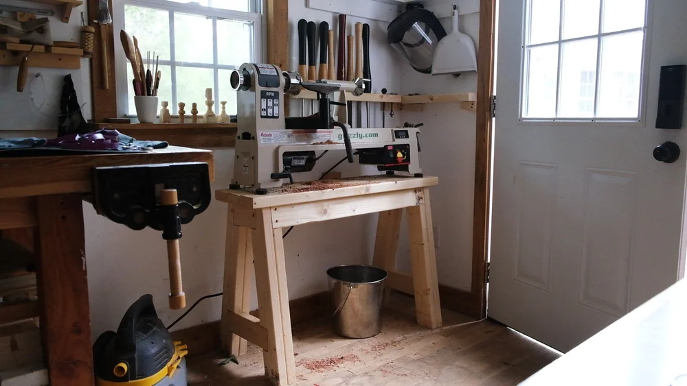 Building a simple lathe stand