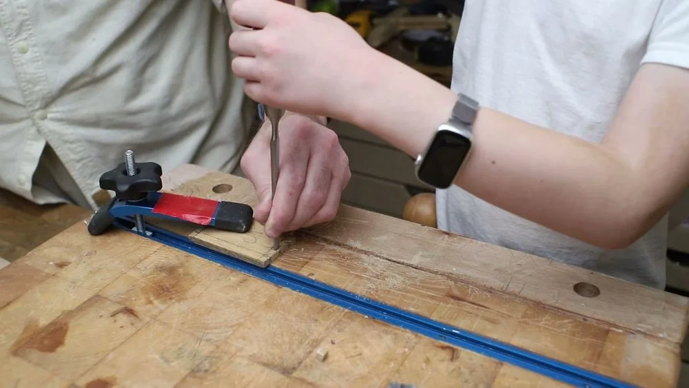Chopping out the waste together