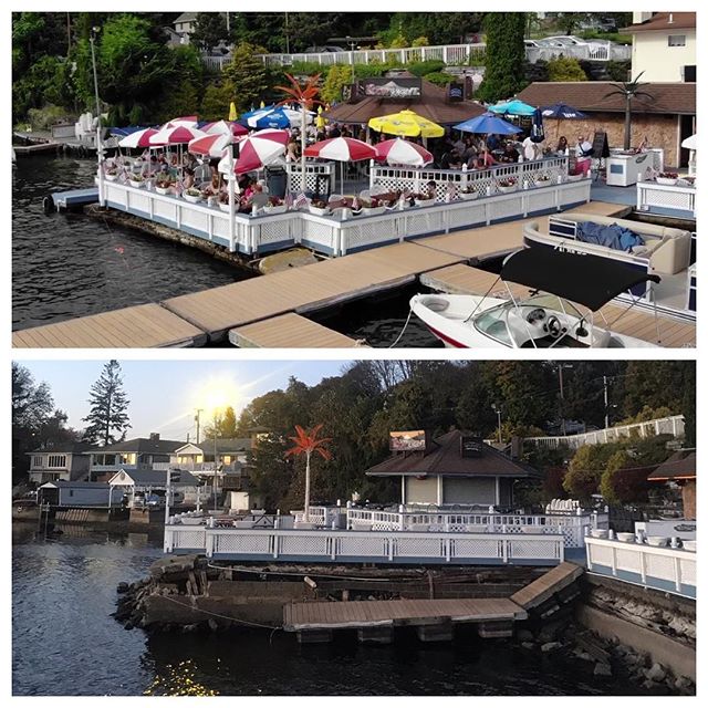 5.5 feet down and the water level is still dropping. Hopefully it fills up quick for next year. 🚰#FiveYearDrawDown #LakeHopatcong