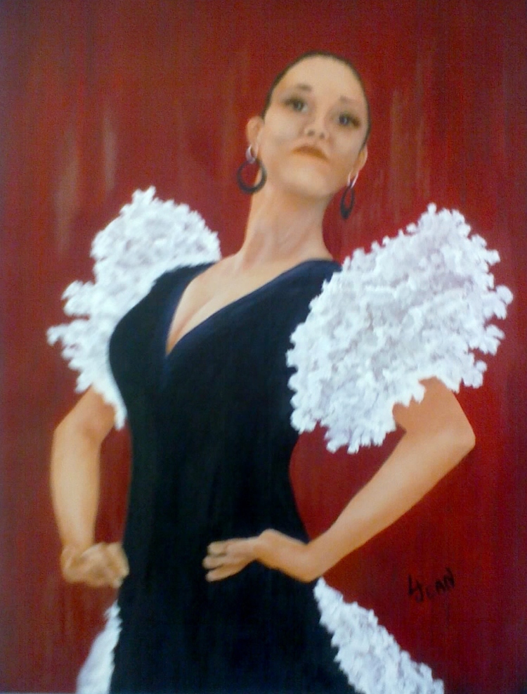 #191 "Proud Senorita in Black Dress"