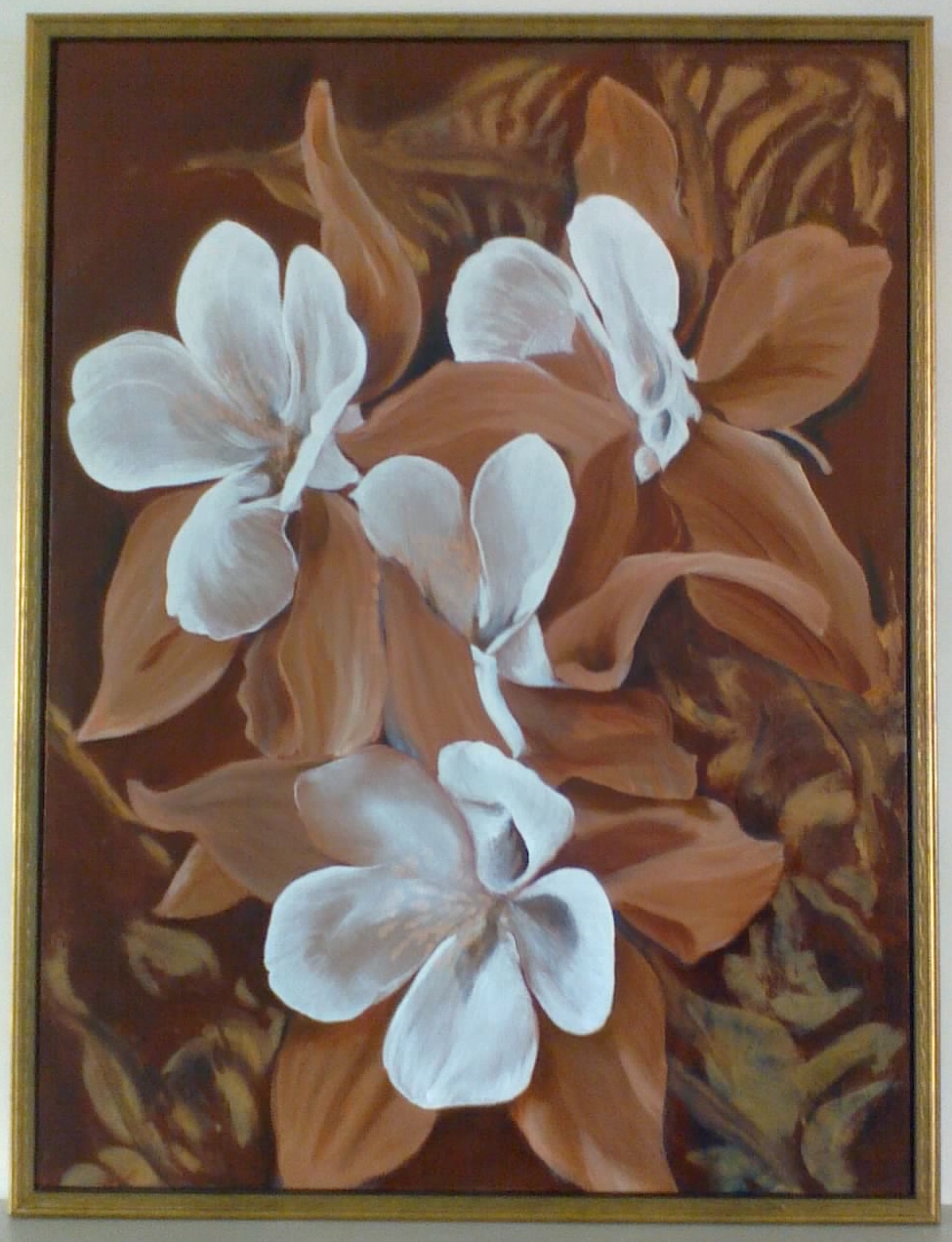 #194 "Flower Cluster in Sepia Tones"