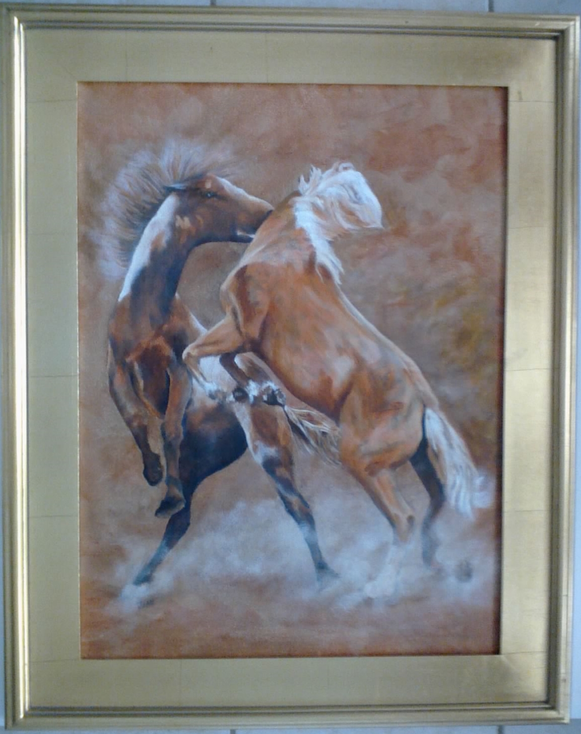 #207 "Two Horses Fighting"