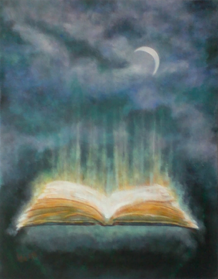 #304 "Bible in Beams of Light"