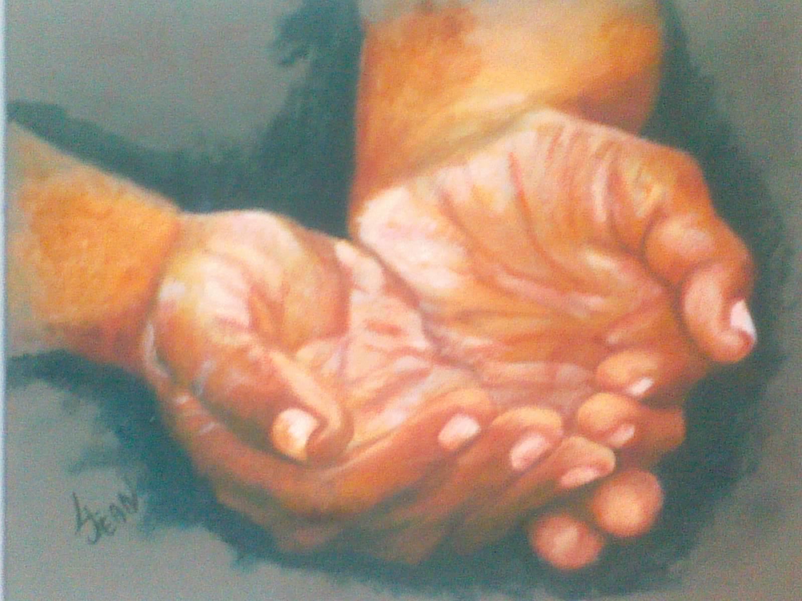 #352 "2 Hands Holding Water"