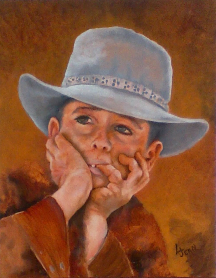#267 "Little Cowboy in Deep Thought"