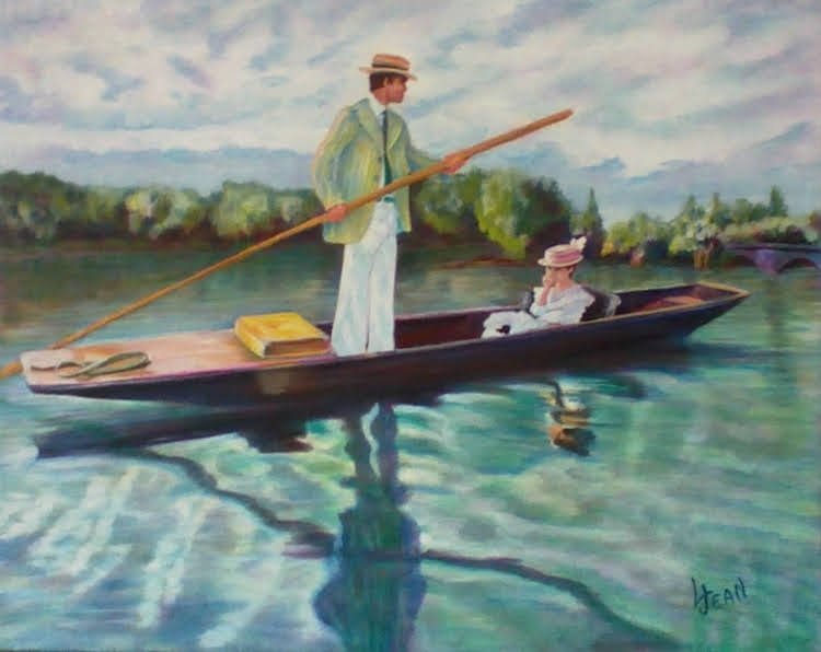 #260 "Man & Woman in Gondola"