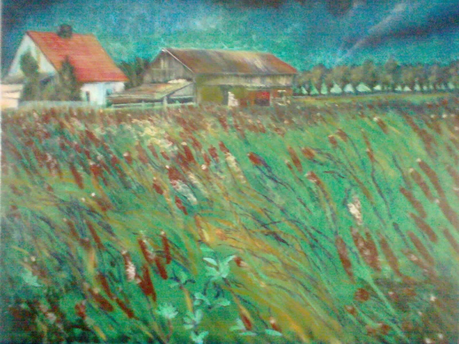 #161 "Bluebells on a Stormy Evening"